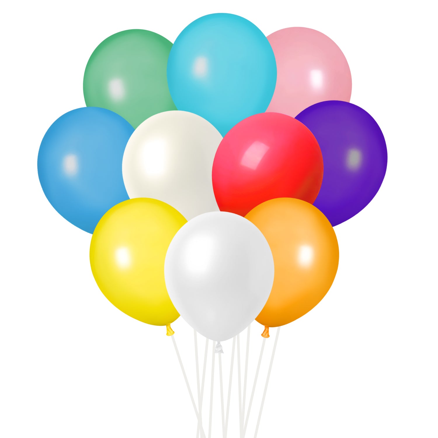 FUNXGO Luftballon Ø 25cm in Bunt - 100 stück