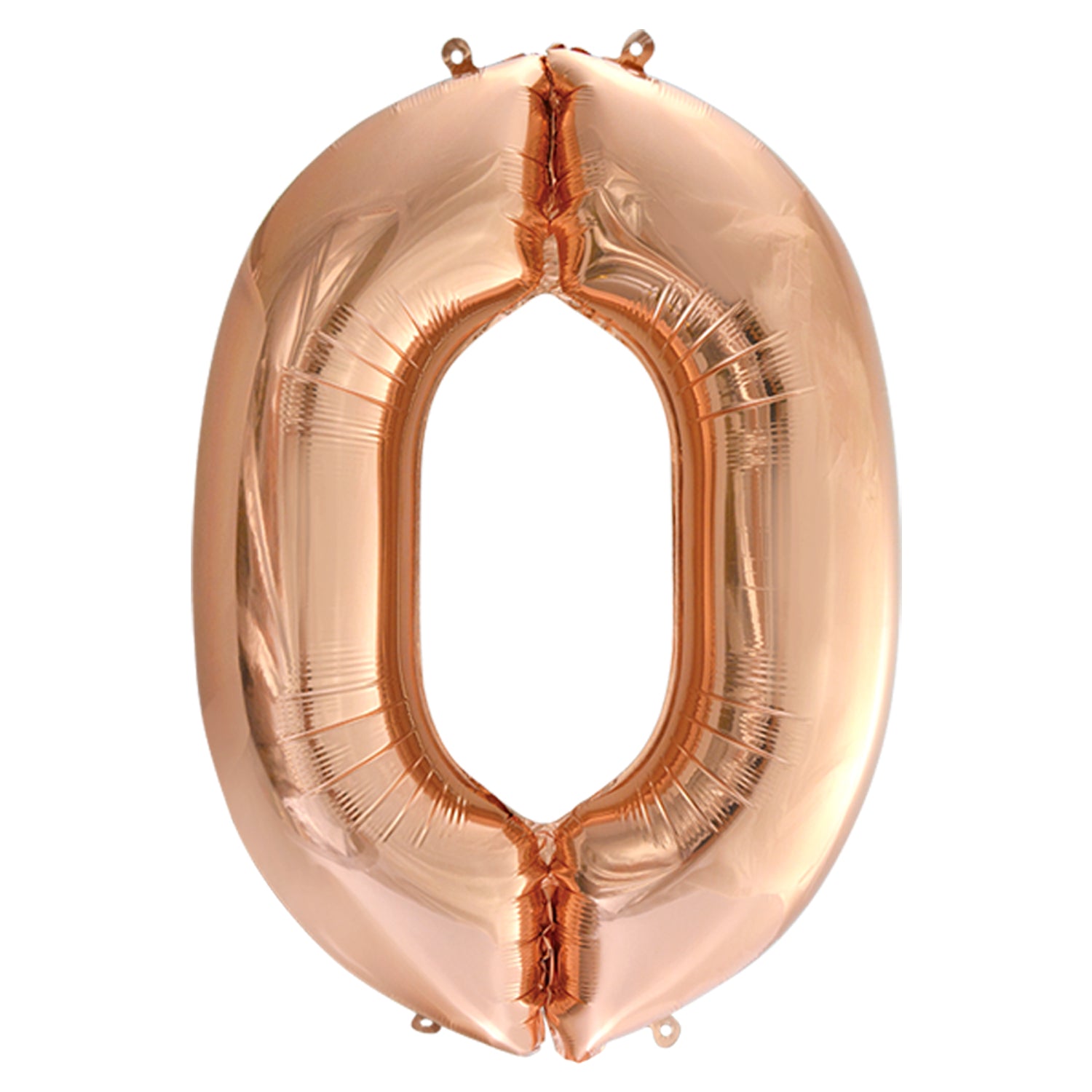 FUNXGO Folienballon - Zahl in Rosegold - 42 Zoll