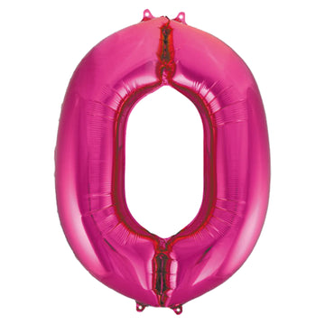 FUNXGO Folienballon - Zahl in Pink - 42 Zoll