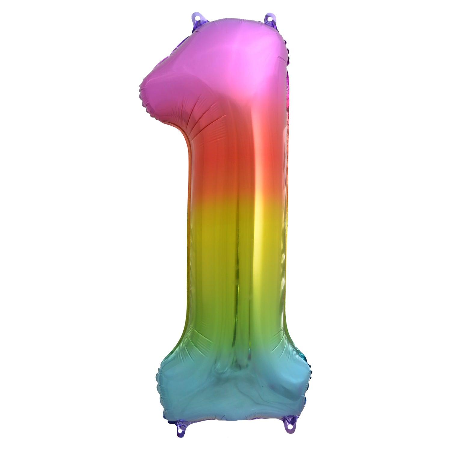 FUNXGO Folienballon - Zahl in Bunt - 42 Zoll