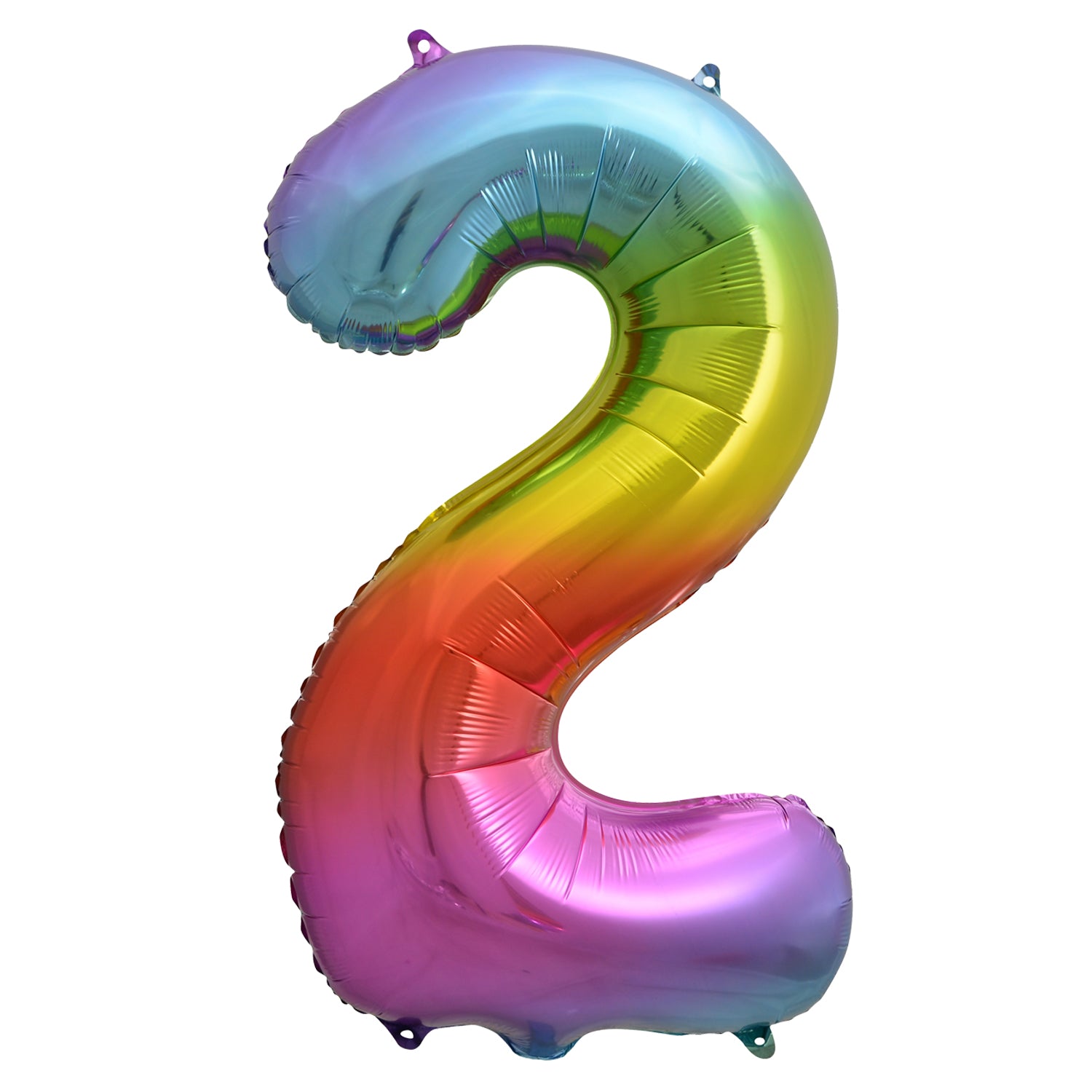 FUNXGO Folienballon - Zahl in Bunt - 42 Zoll