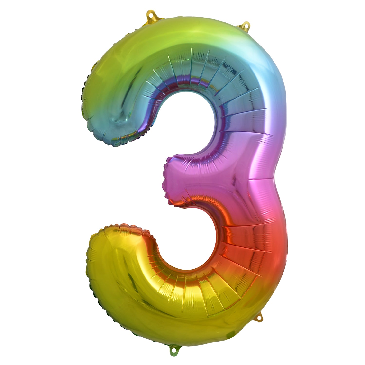 FUNXGO Folienballon - Zahl in Bunt - 42 Zoll