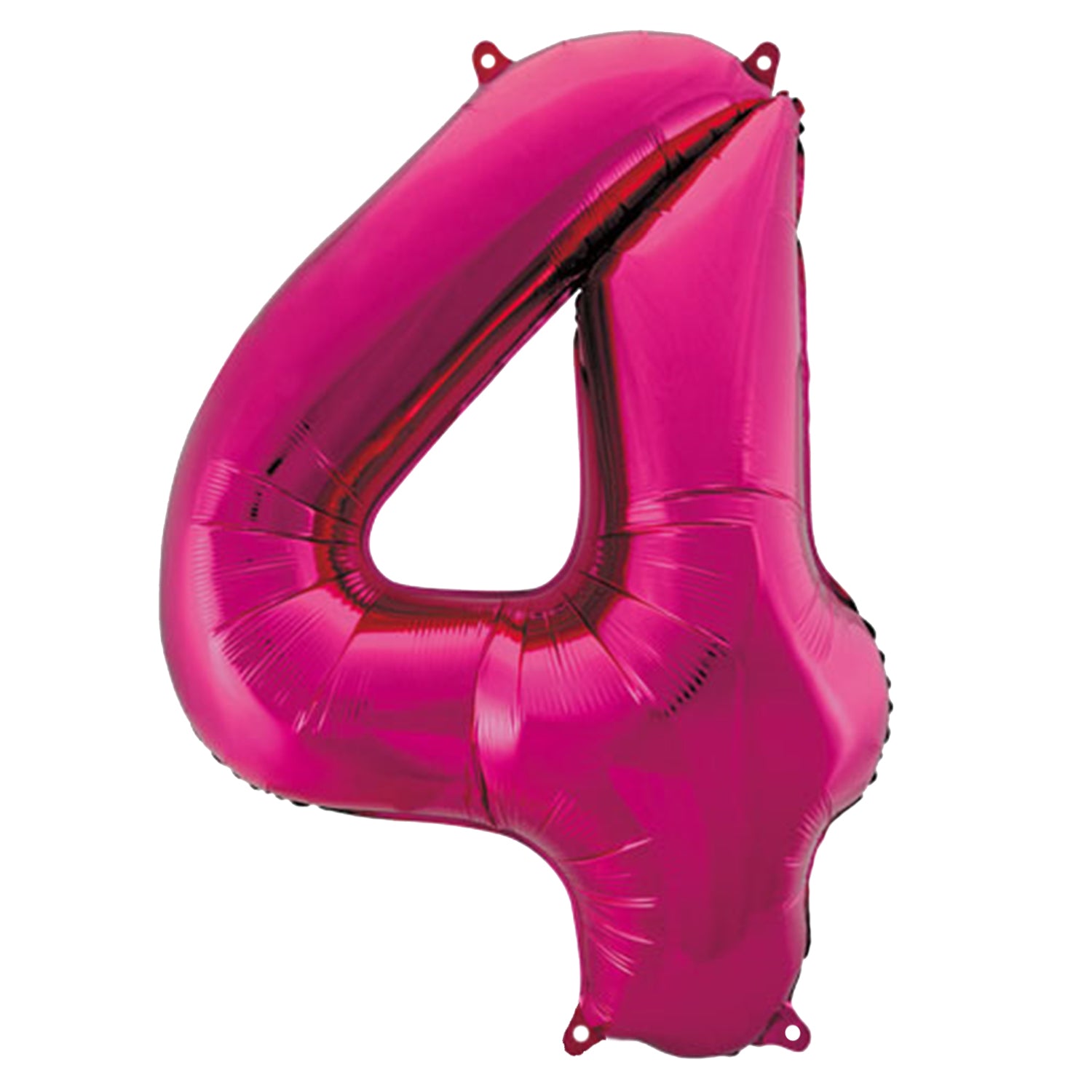 FUNXGO Folienballon - Zahl in Pink - 42 Zoll