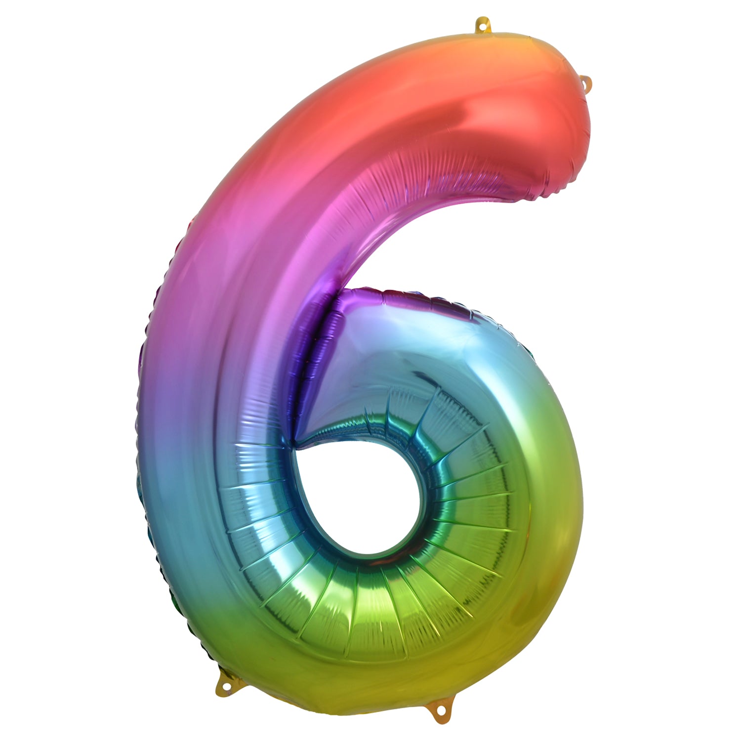 FUNXGO Folienballon - Zahl in Bunt - 42 Zoll