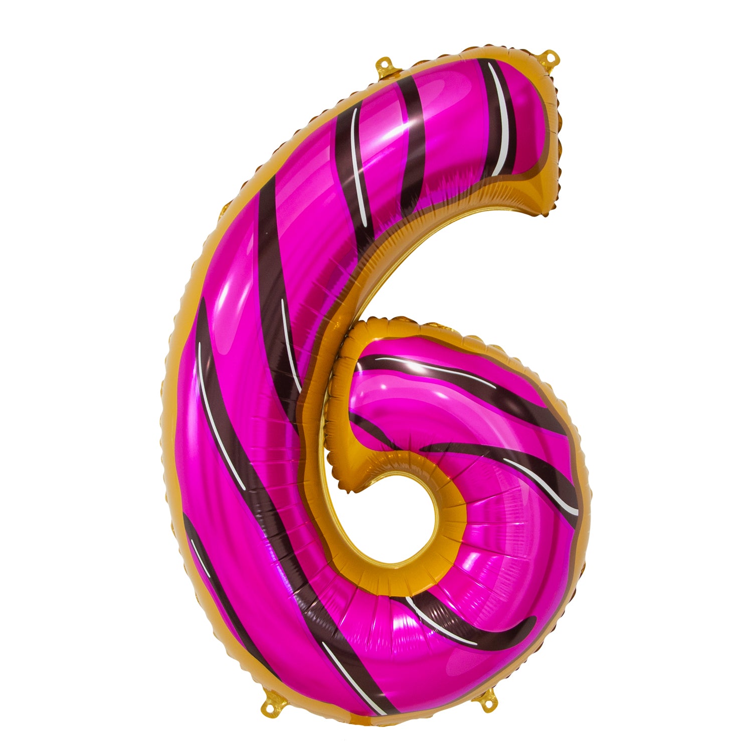 FUNXGO Folienballon - Zahl in Donut - 42 Zoll