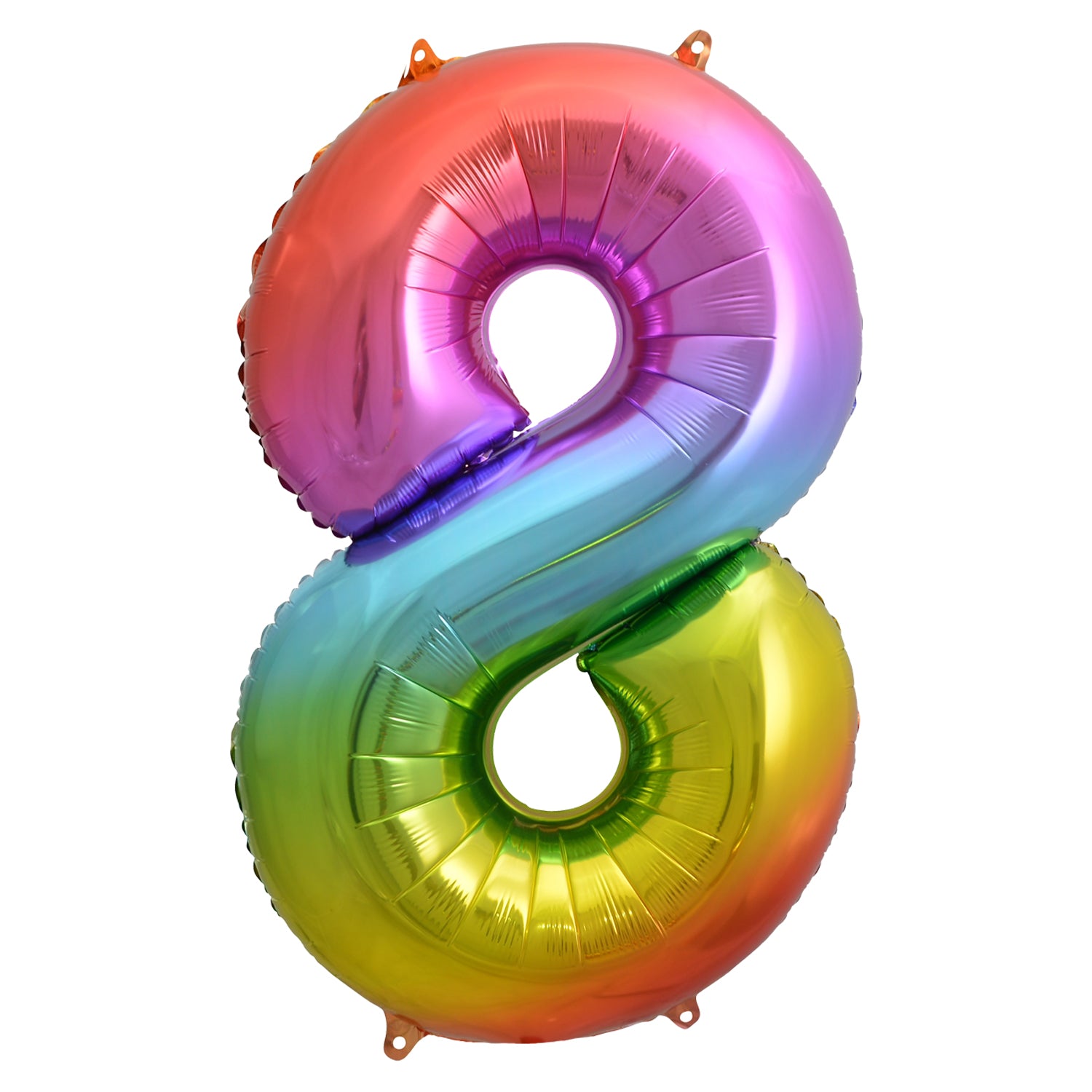 FUNXGO Folienballon - Zahl in Bunt - 42 Zoll