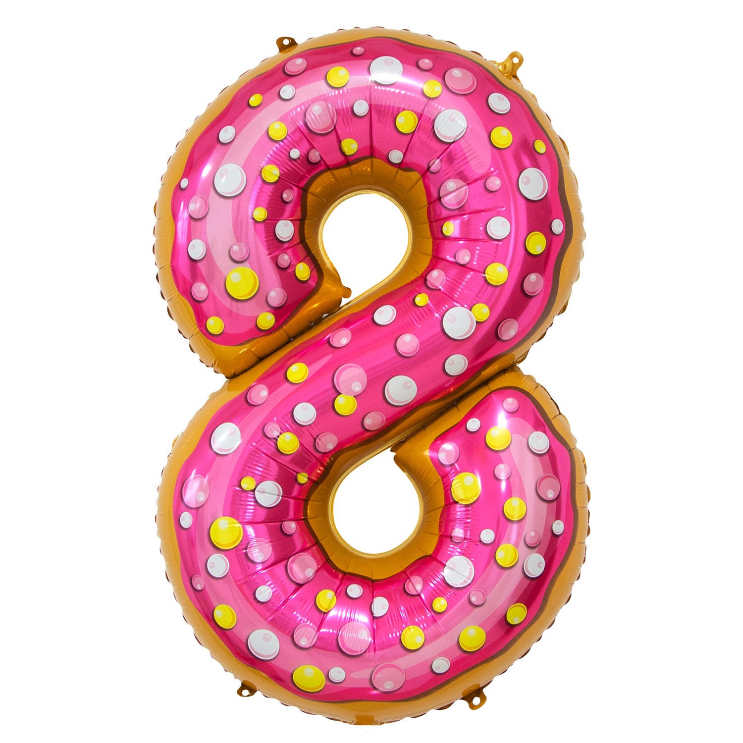 FUNXGO Folienballon - Zahl in Donut - 42 Zoll