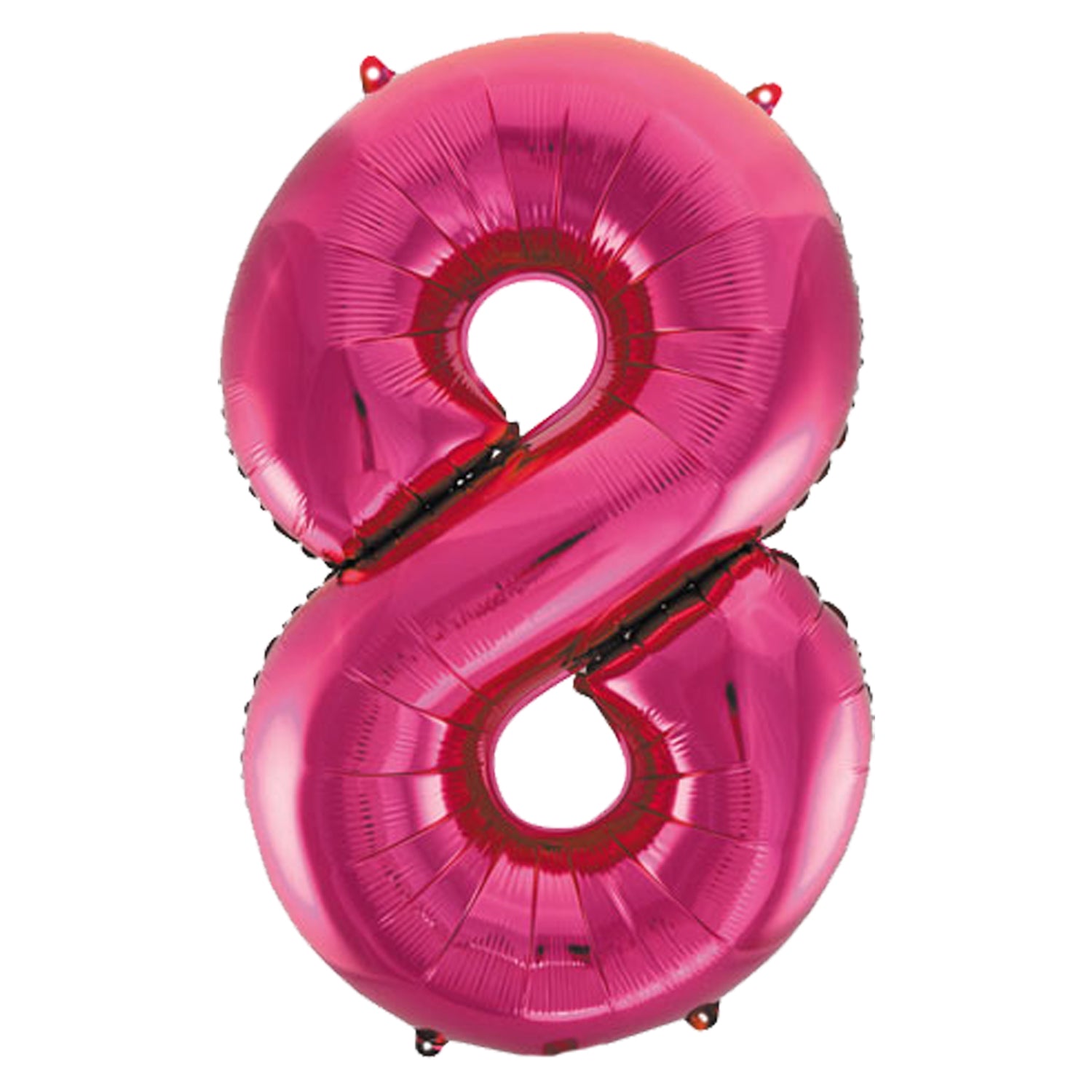 FUNXGO Folienballon - Zahl in Pink - 42 Zoll