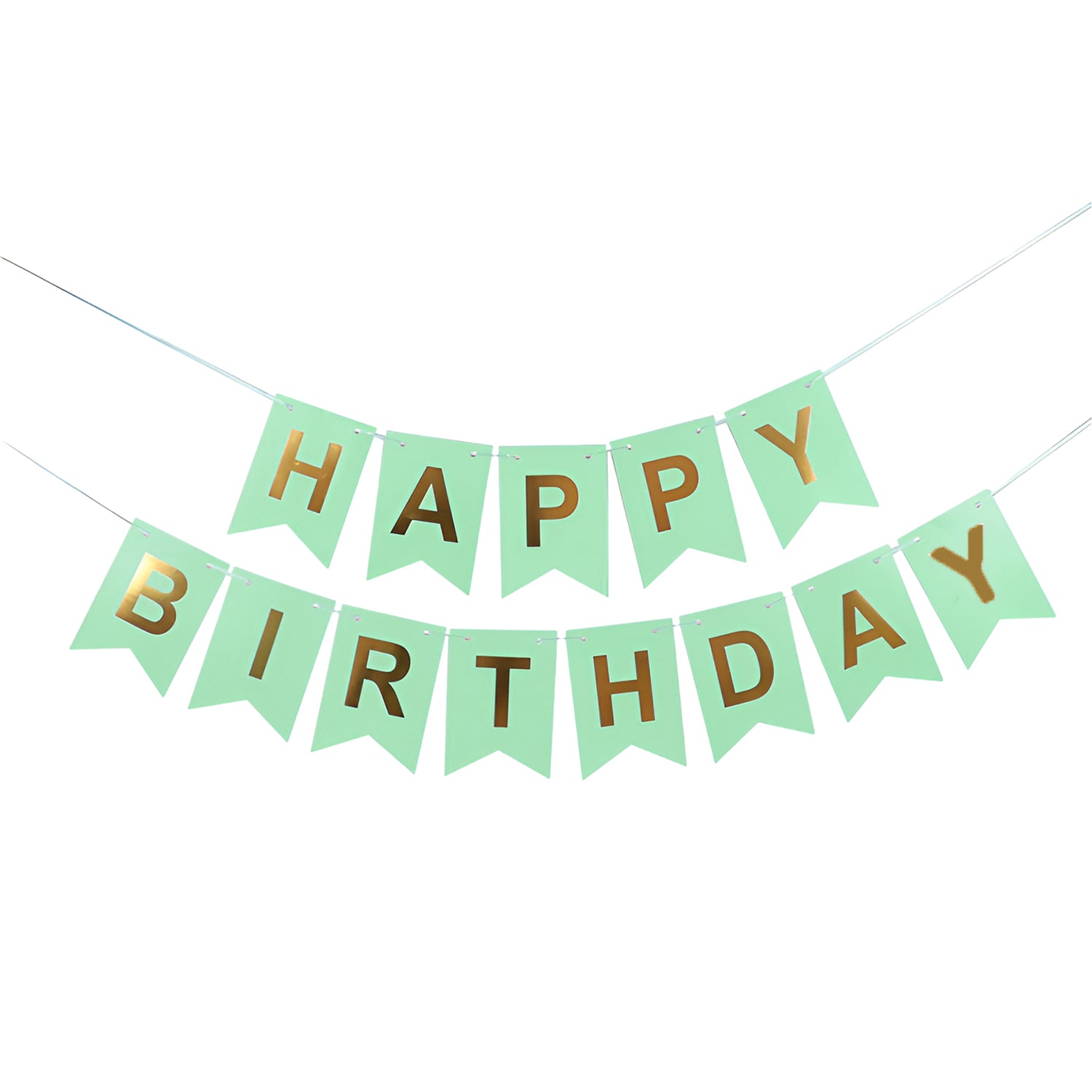 FUNXGO Dekoration Girlanden " Happy Birthday " - Fahnengirlande