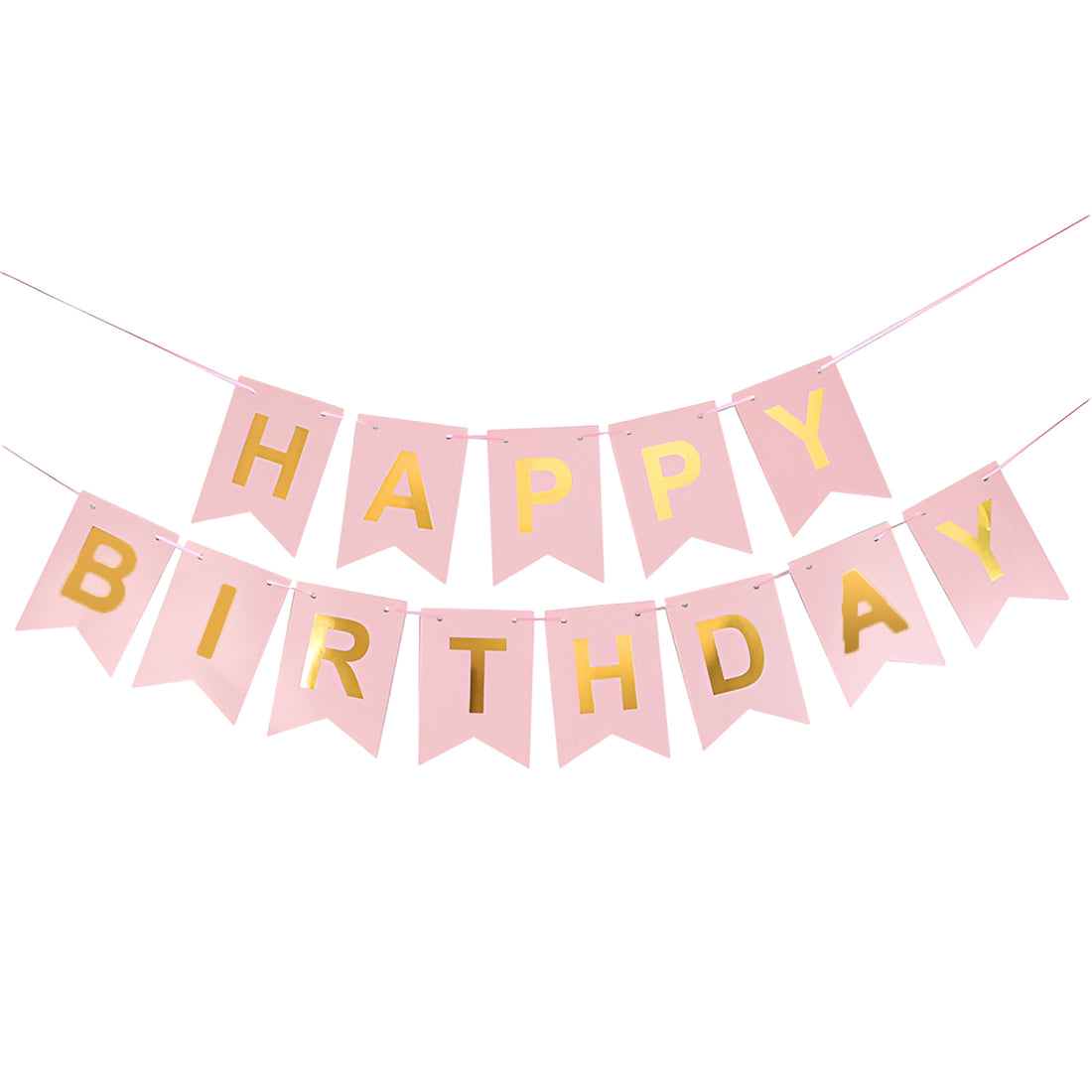 FUNXGO Dekoration Girlanden " Happy Birthday " - Fahnengirlande