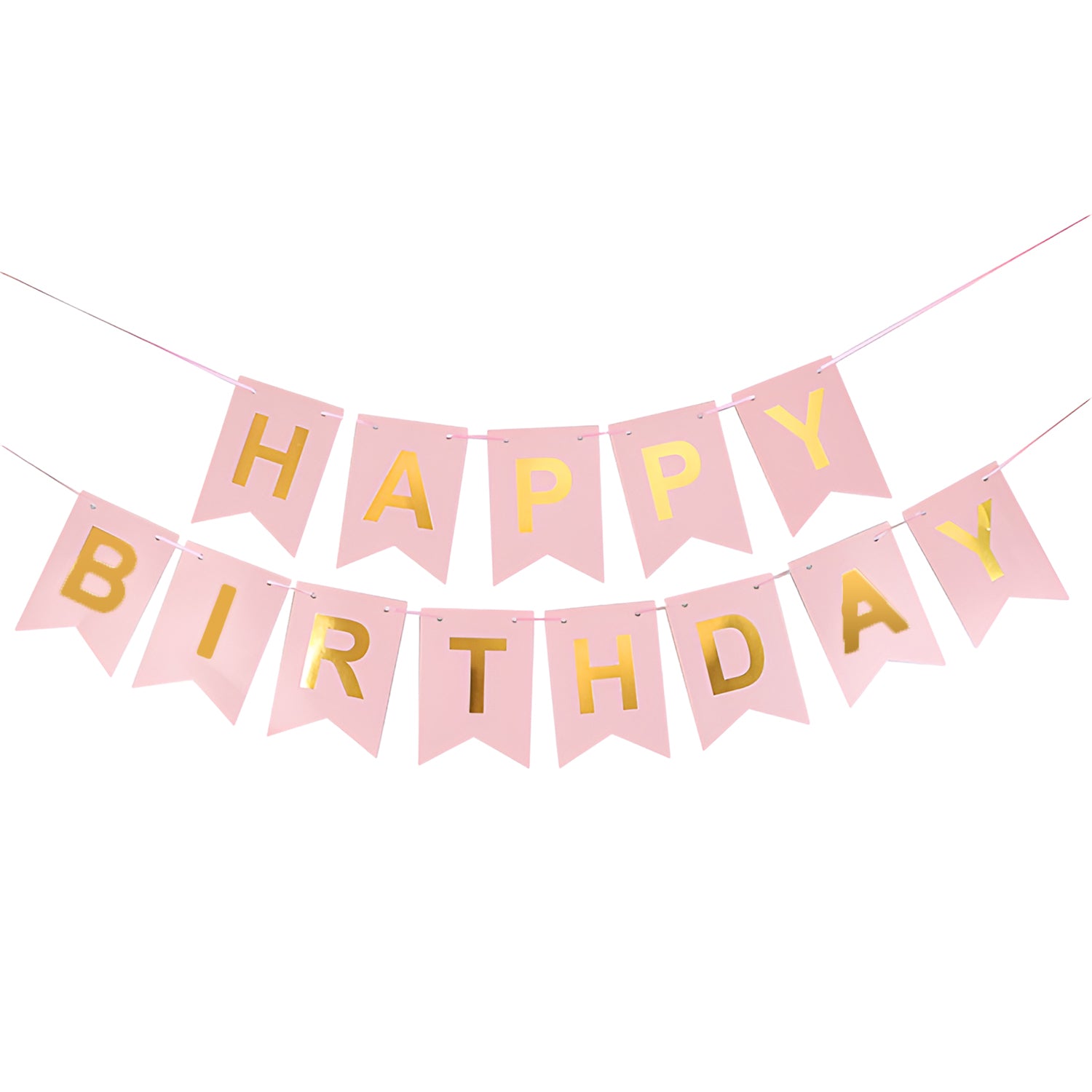 FUNXGO Dekoration Girlanden " Happy Birthday " - Fahnengirlande