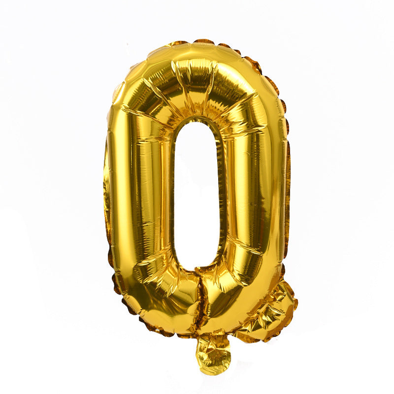 FUNXGO Folienballon Buchstaben  in Gold  - 17 Zoll