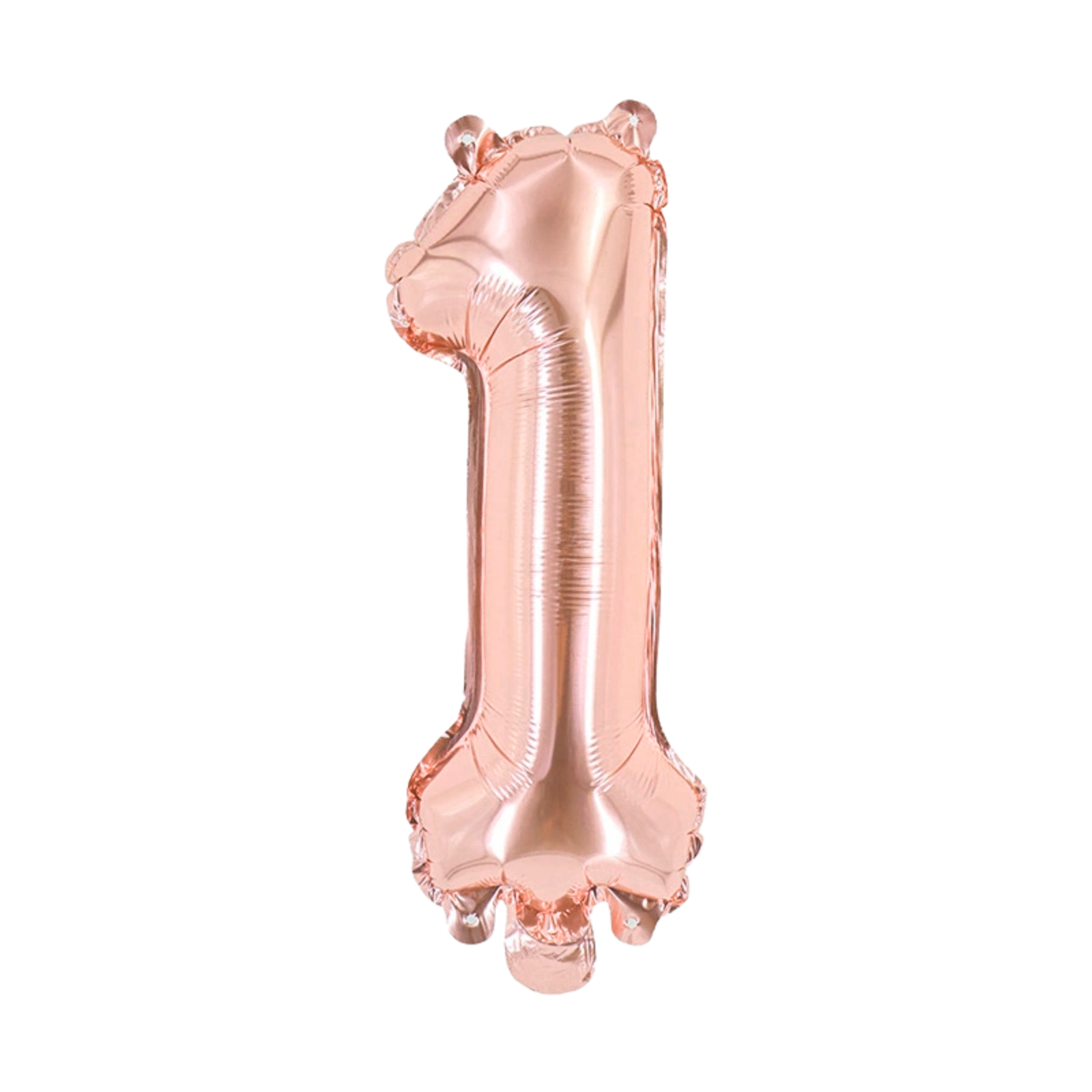 FUNXGO Folienballon Zahl  in Rosegold  - 17 Zoll