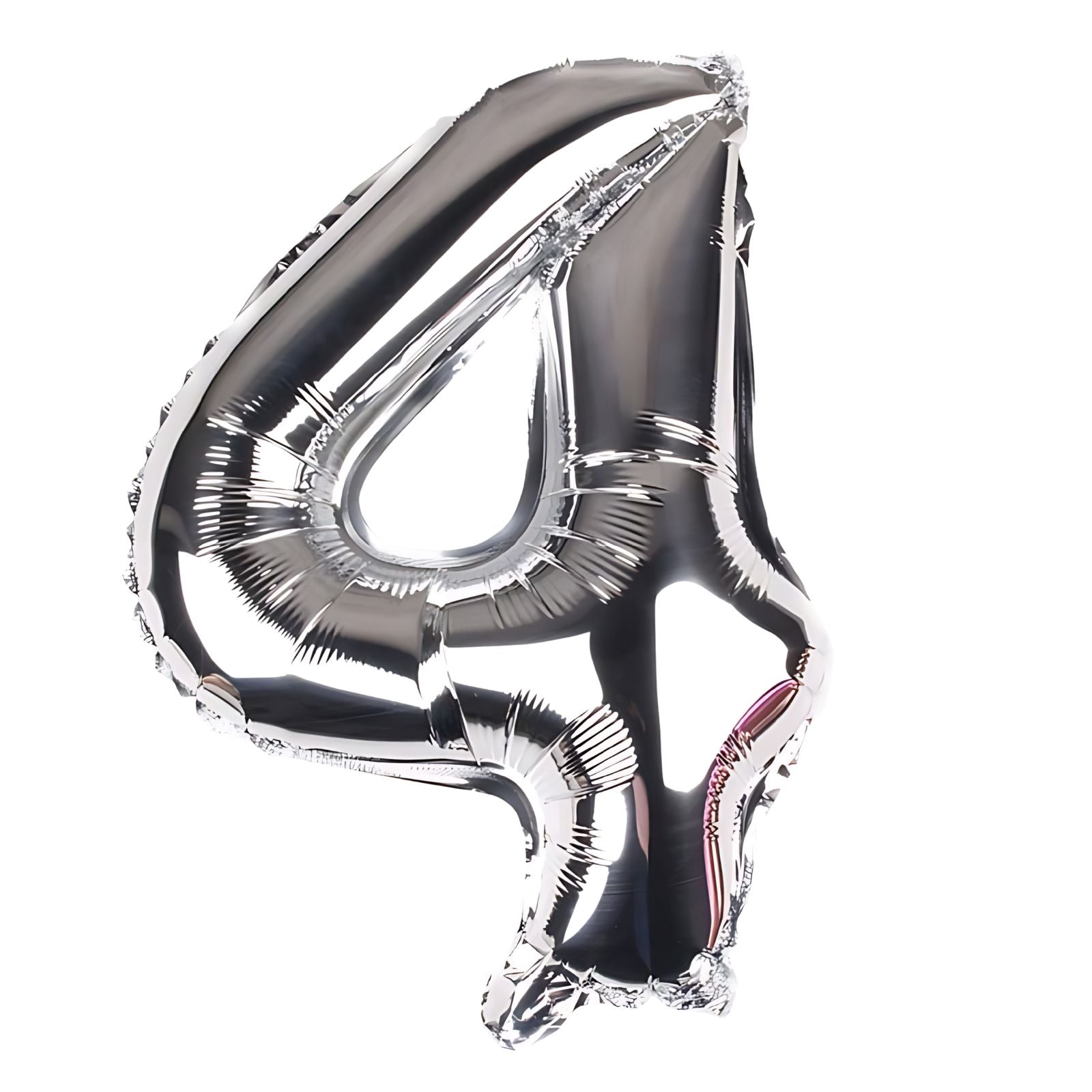 FUNXGO Folienballon Zahl  in Silber  - 17 Zoll