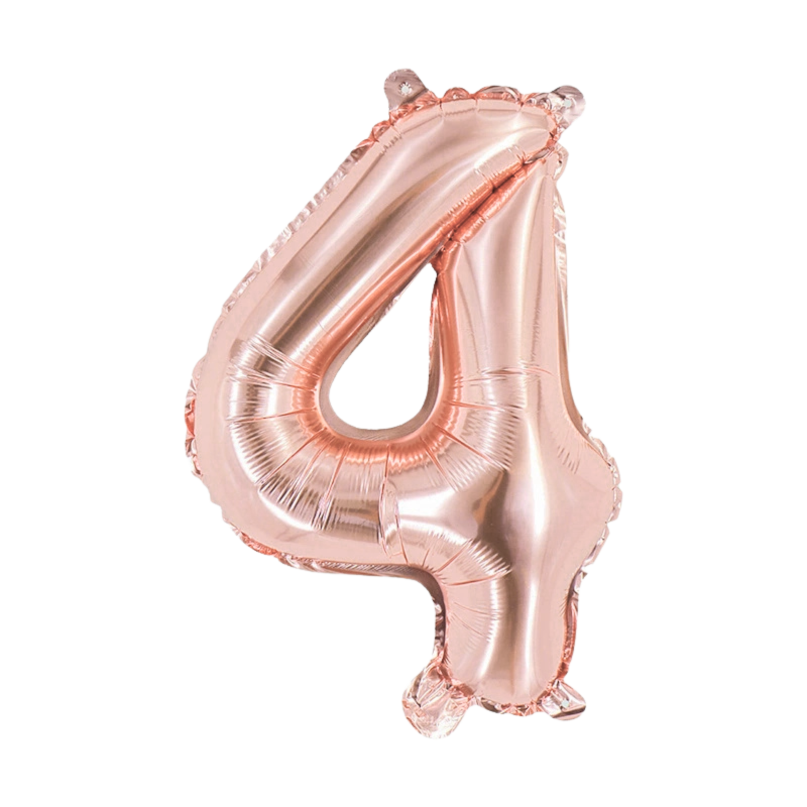 FUNXGO Folienballon Zahl  in Rosegold  - 17 Zoll