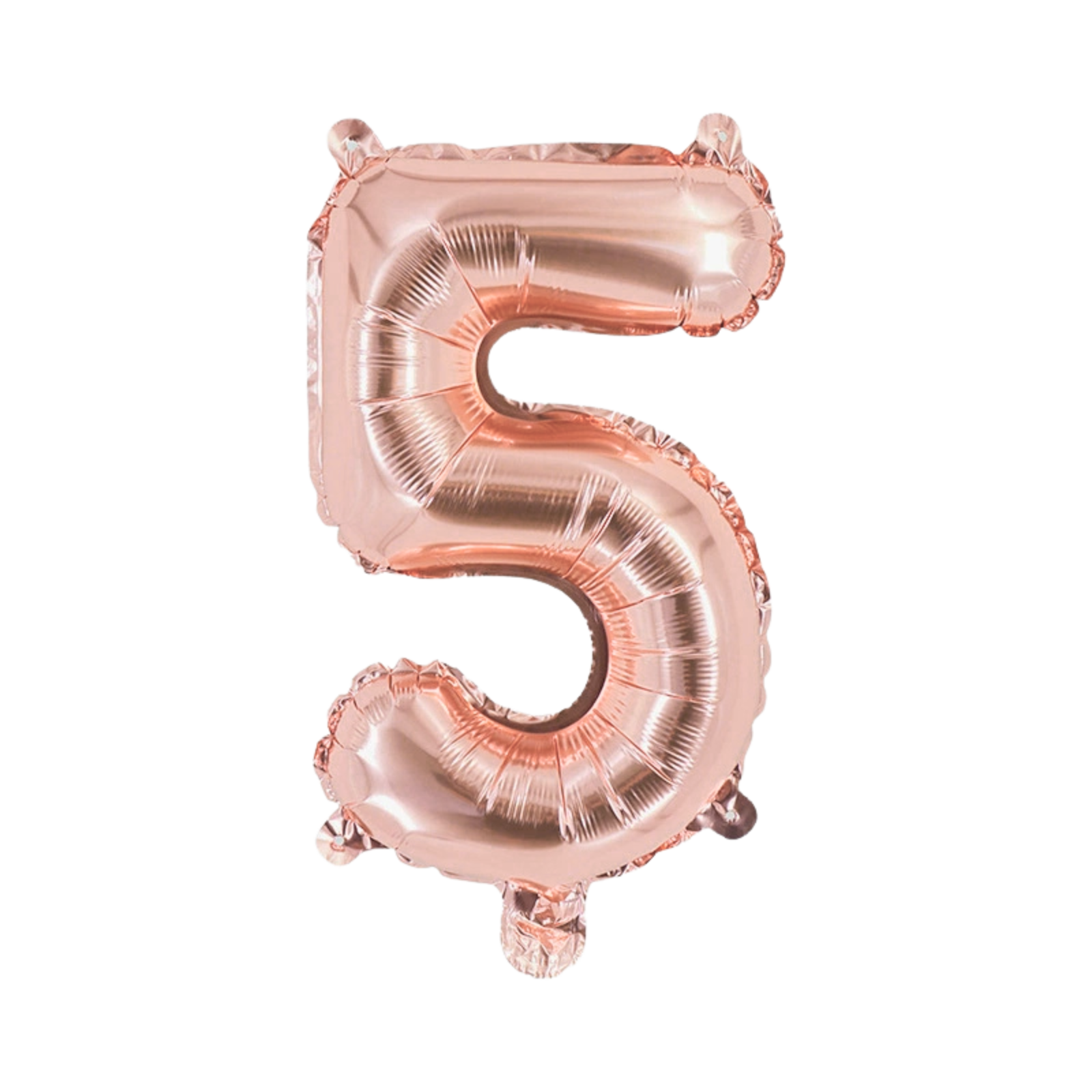 FUNXGO Folienballon Zahl  in Rosegold  - 17 Zoll