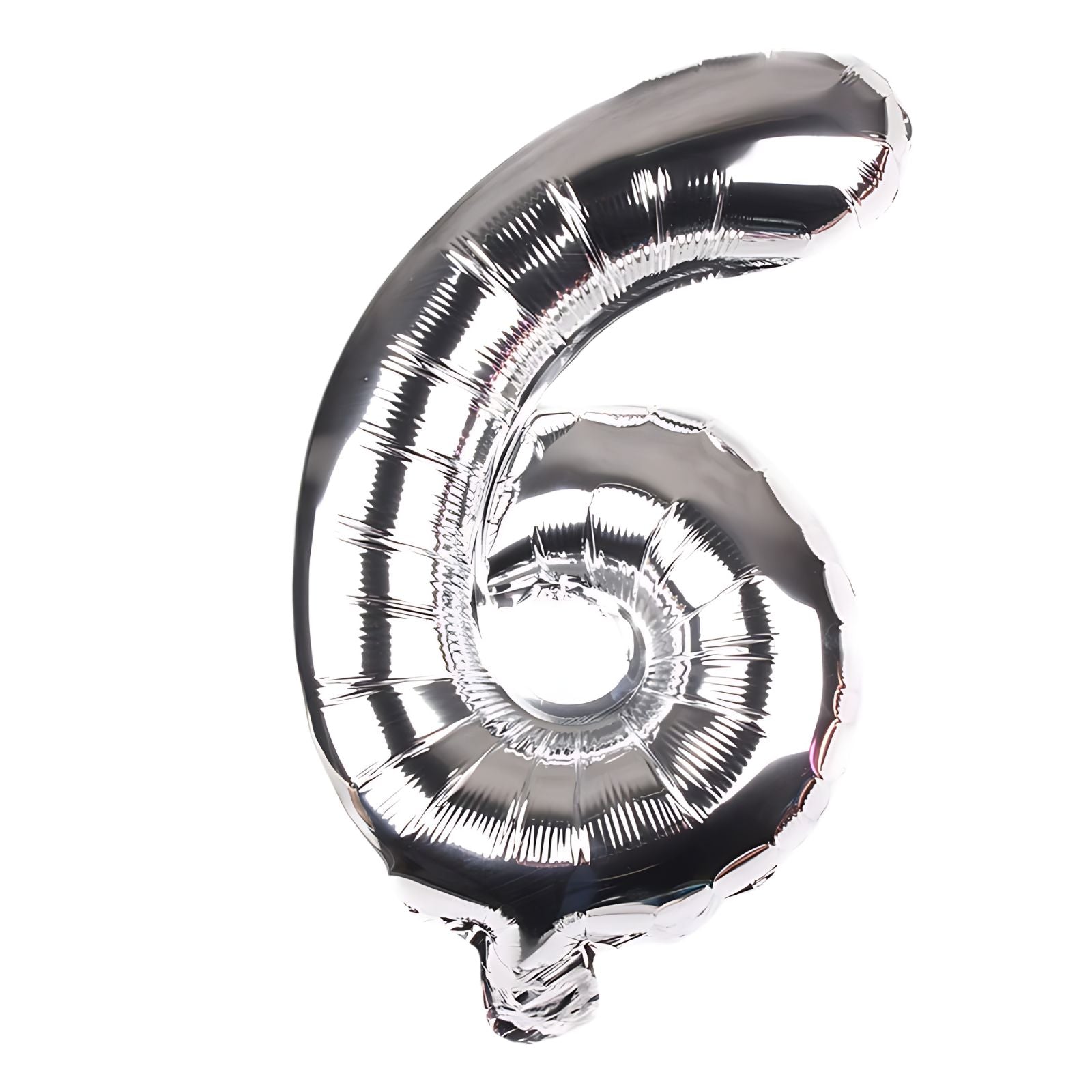 FUNXGO Folienballon Zahl  in Silber  - 17 Zoll