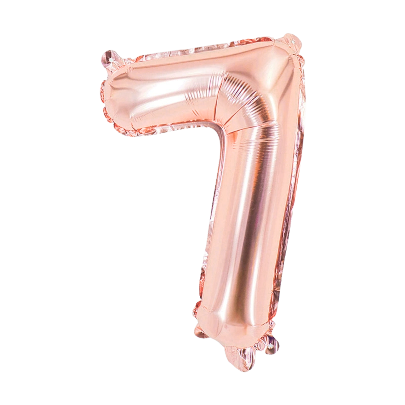 FUNXGO Folienballon Zahl  in Rosegold  - 17 Zoll