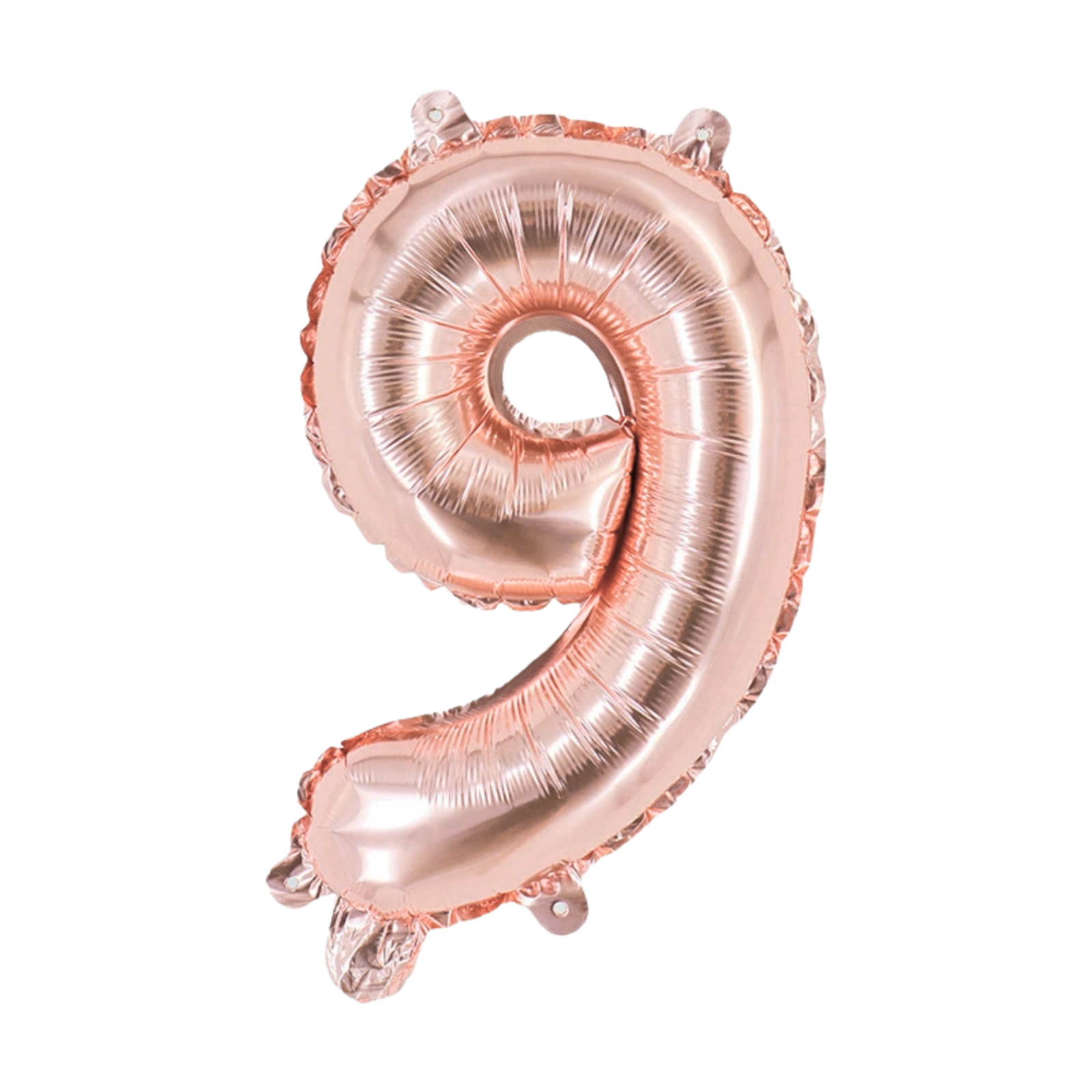 FUNXGO Folienballon Zahl  in Rosegold  - 17 Zoll