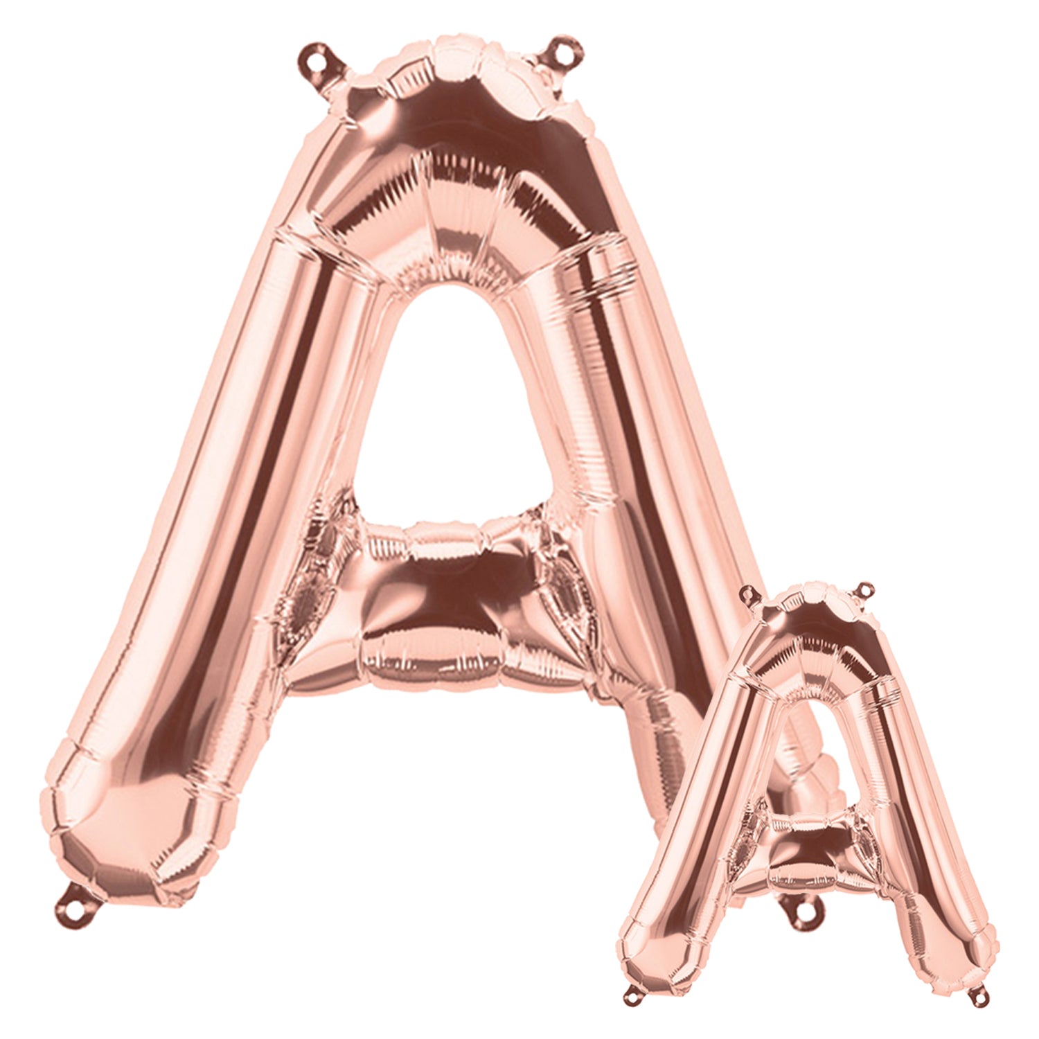 FUNXGO Folienballon Buchstaben in Rosagold Set - 17 Zoll und 42 Zoll