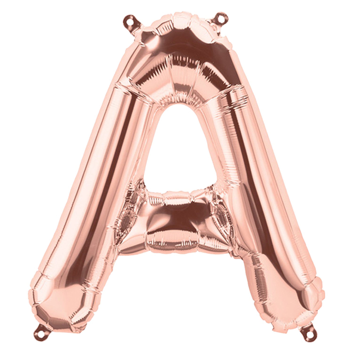 FUNXGO Folienballon Buchstabe in Rosegold - 17 Zoll