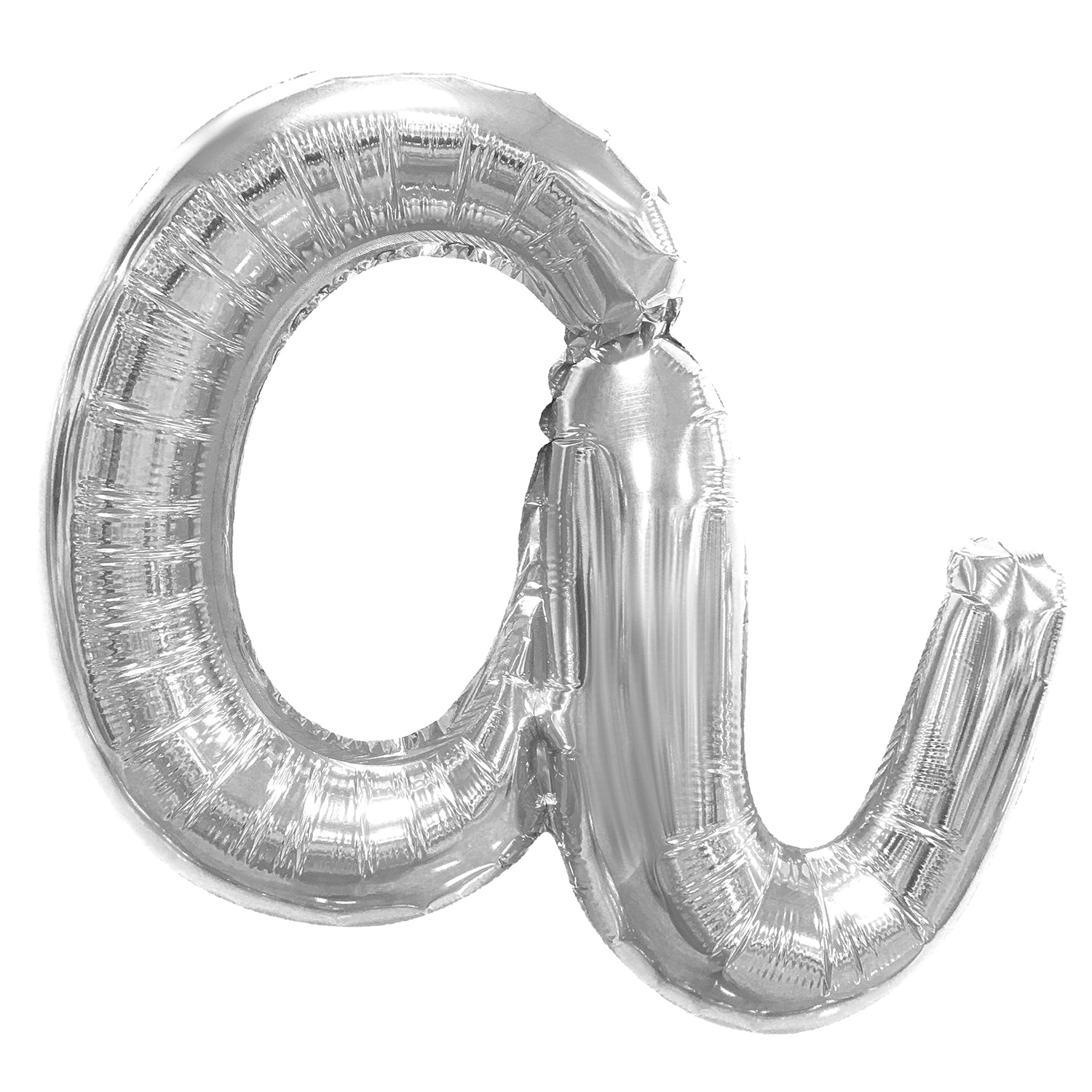 FUNXGO Folienballon Buchstabe in Silber - 17 Zoll