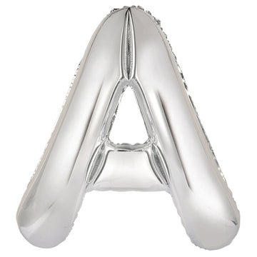 FUNXGO Folienballon Buchstabe in Silber - 42 Zoll
