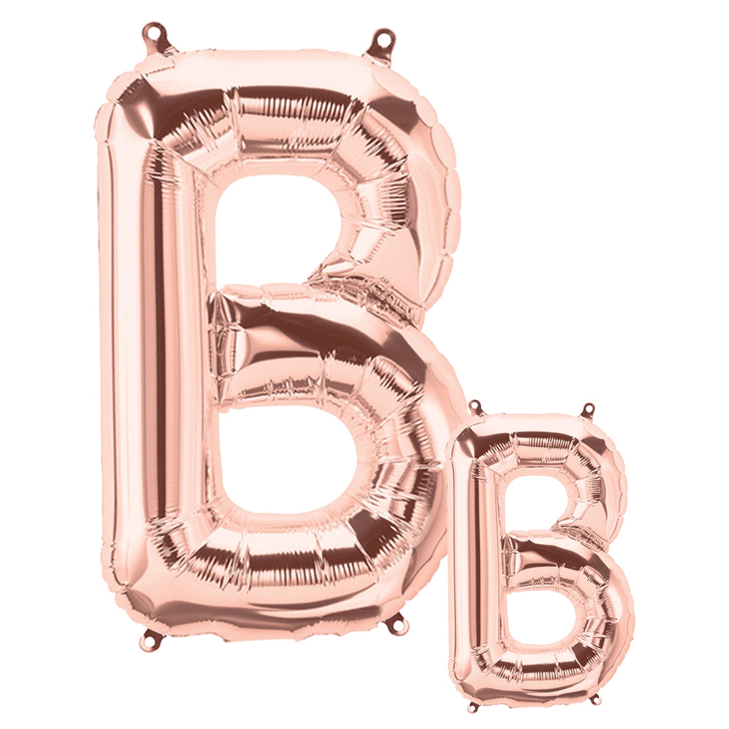 FUNXGO Folienballon Buchstaben in Rosagold Set - 17 Zoll und 42 Zoll