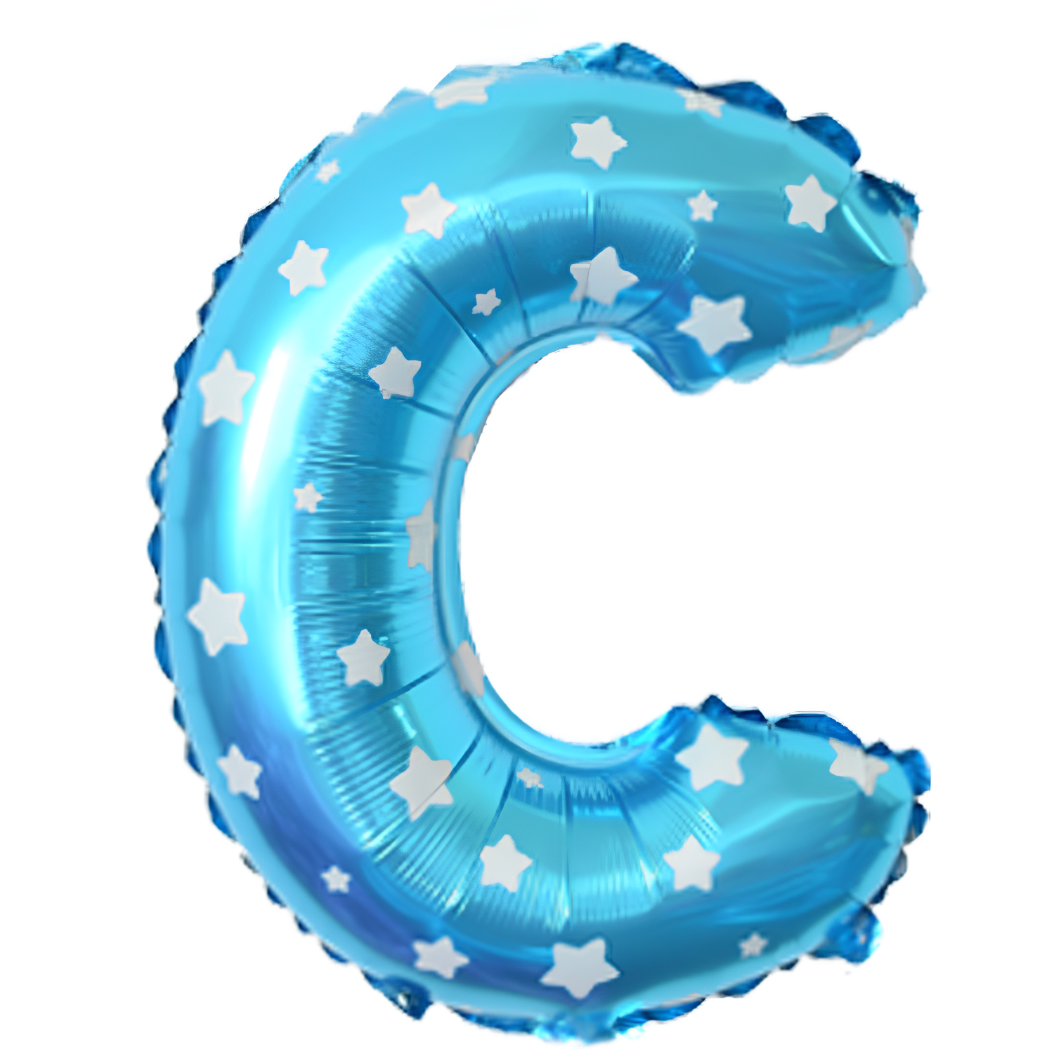 FUNXGO Folienballon Buchstabe in Blau - 17 Zoll