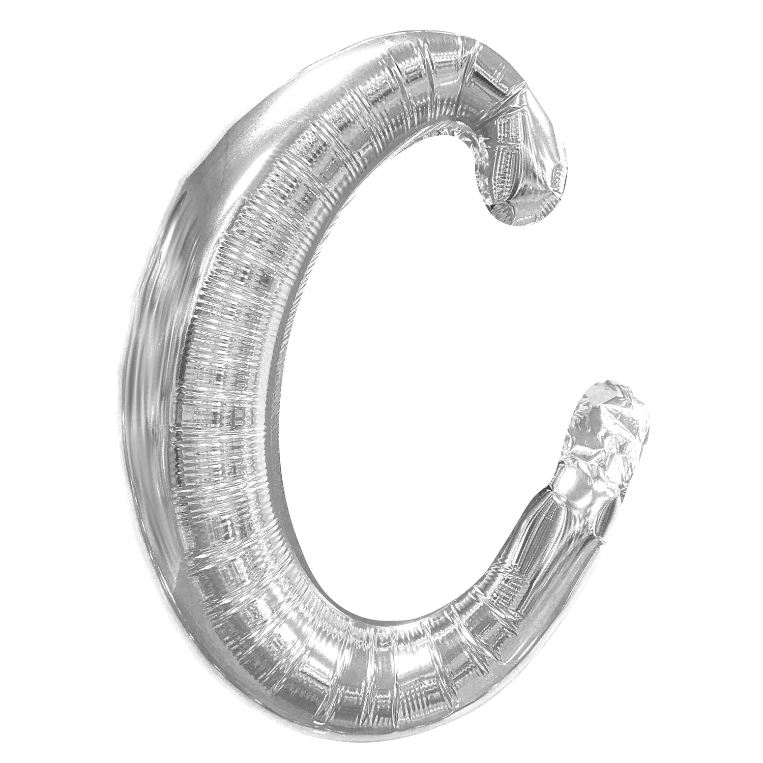 FUNXGO Folienballon Buchstabe in Silber - 17 Zoll