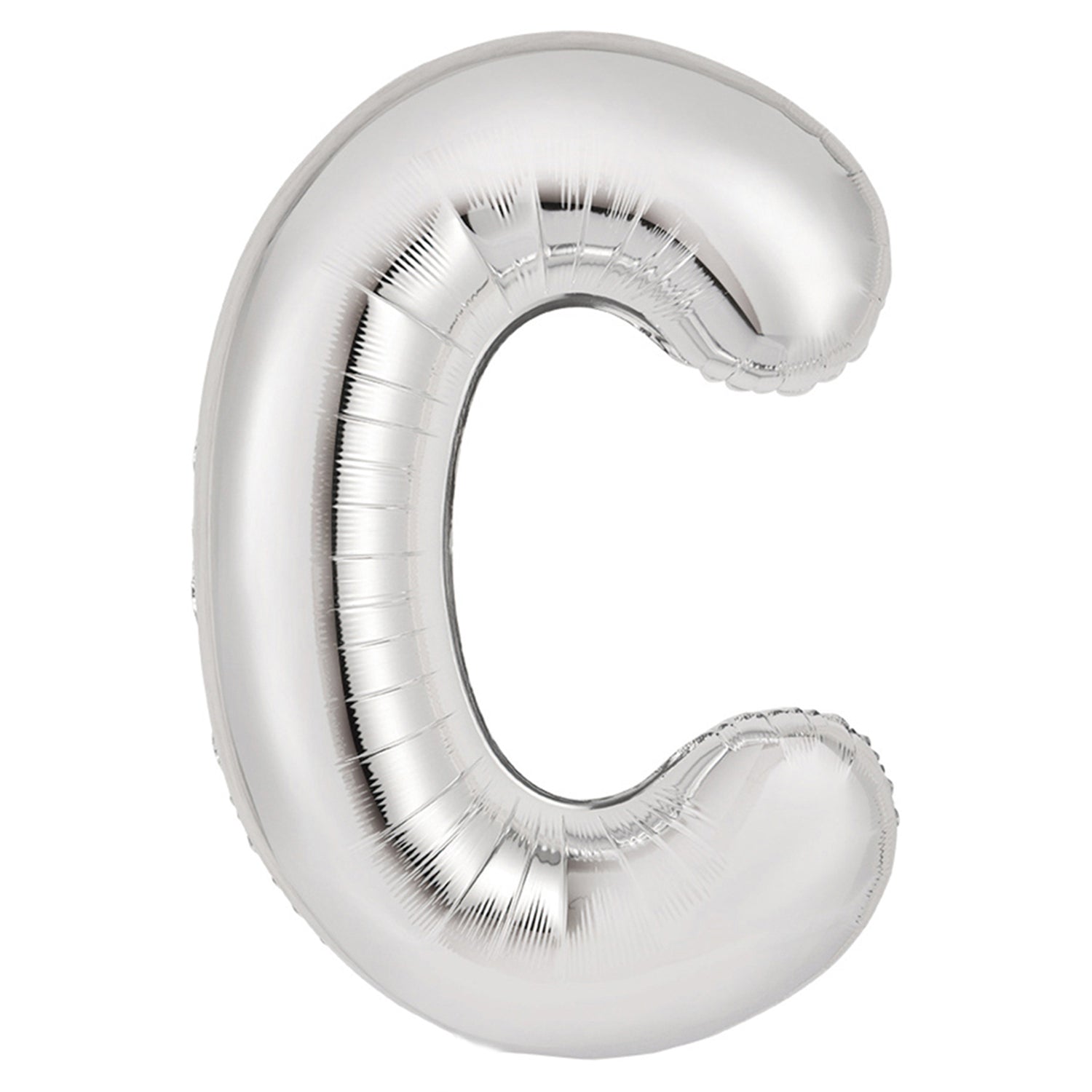 FUNXGO Folienballon Buchstabe in Silber - 42 Zoll