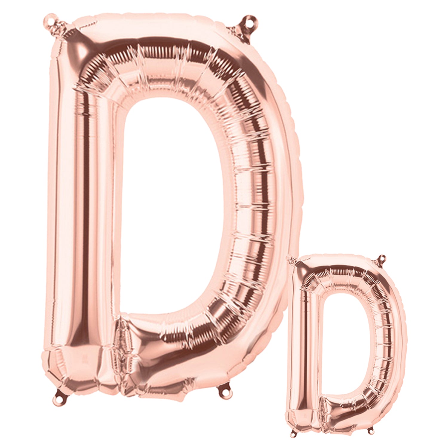 FUNXGO Folienballon Buchstaben in Rosagold Set - 17 Zoll und 42 Zoll