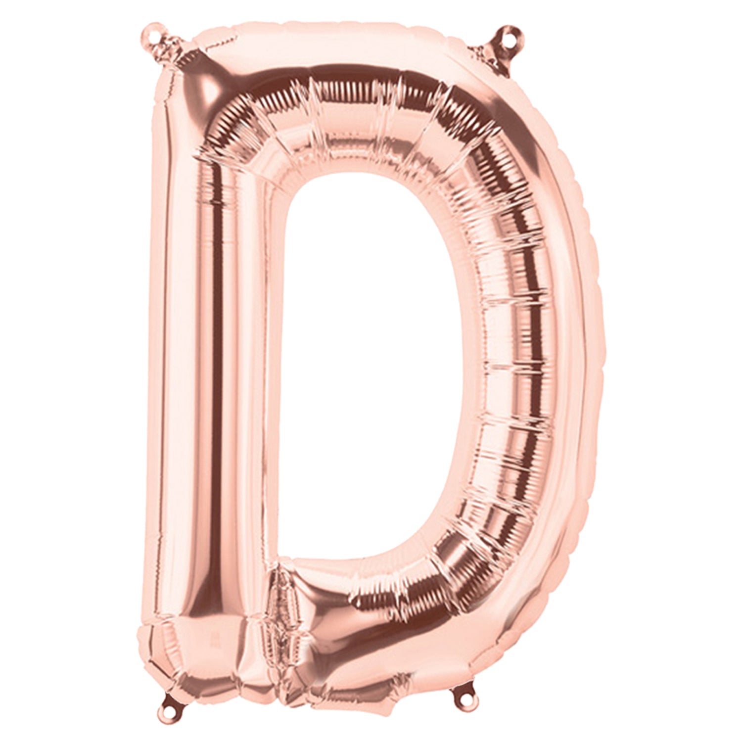 FUNXGO Folienballon Buchstabe in Rosegold - 17 Zoll