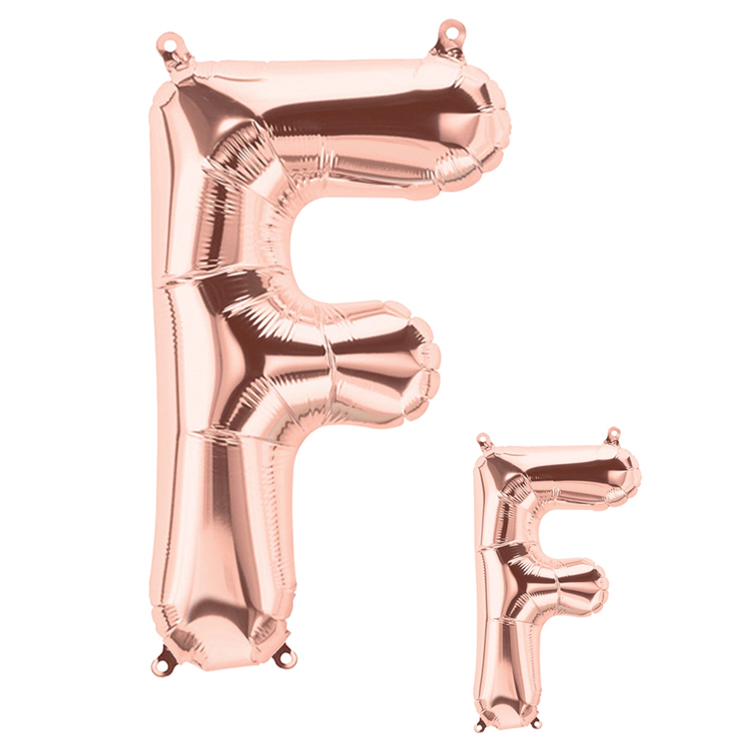 FUNXGO Folienballon Buchstaben in Rosagold Set - 17 Zoll und 42 Zoll