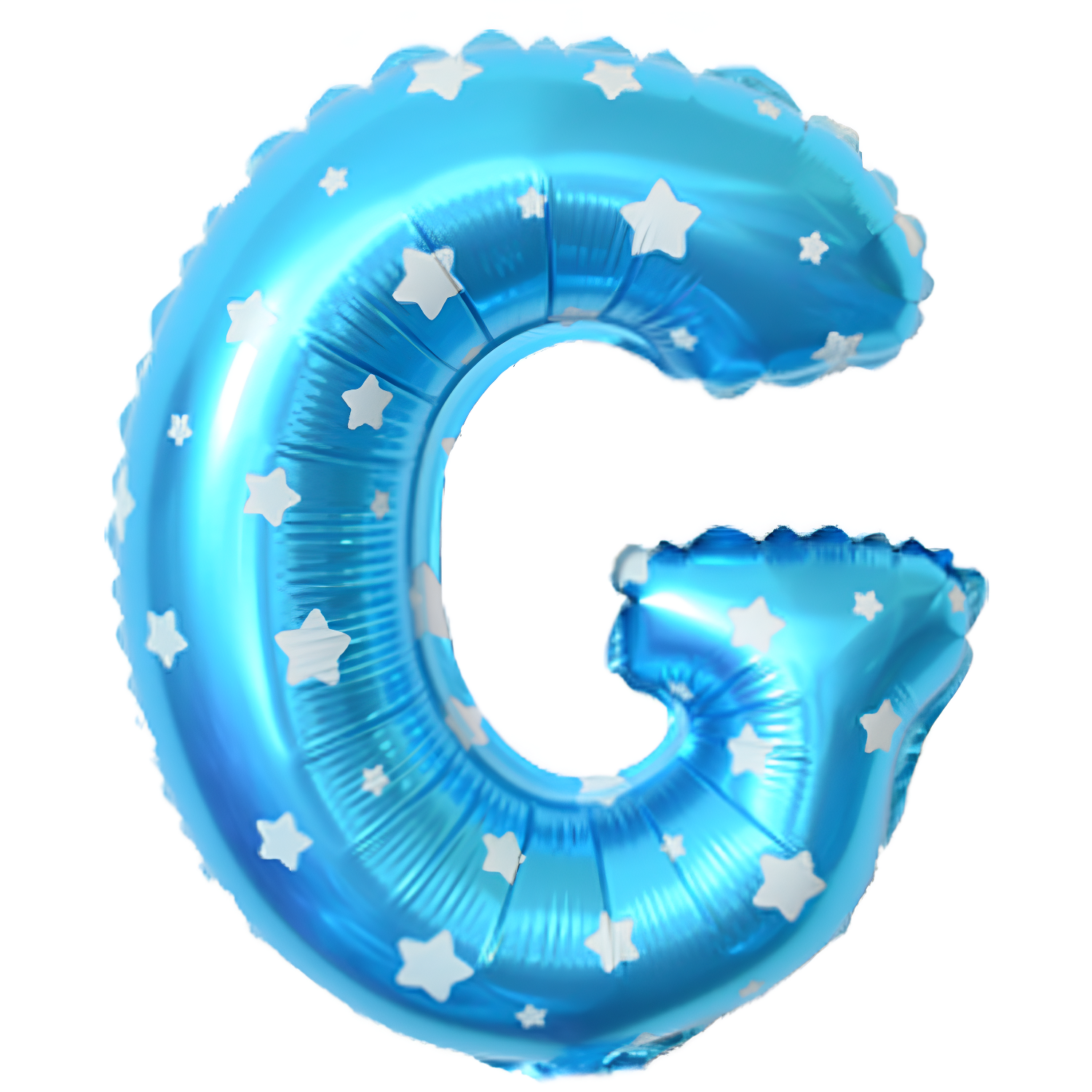 FUNXGO Folienballon Buchstabe in Blau - 17 Zoll