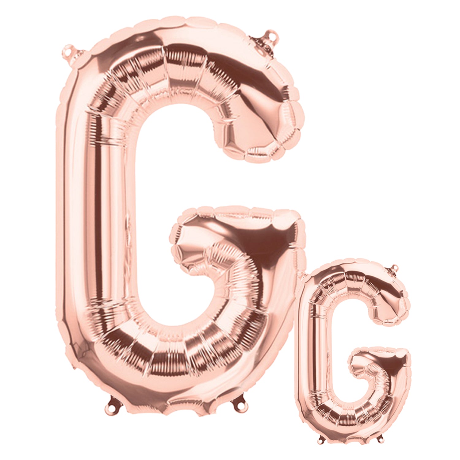 FUNXGO Folienballon Buchstaben in Rosagold Set - 17 Zoll und 42 Zoll