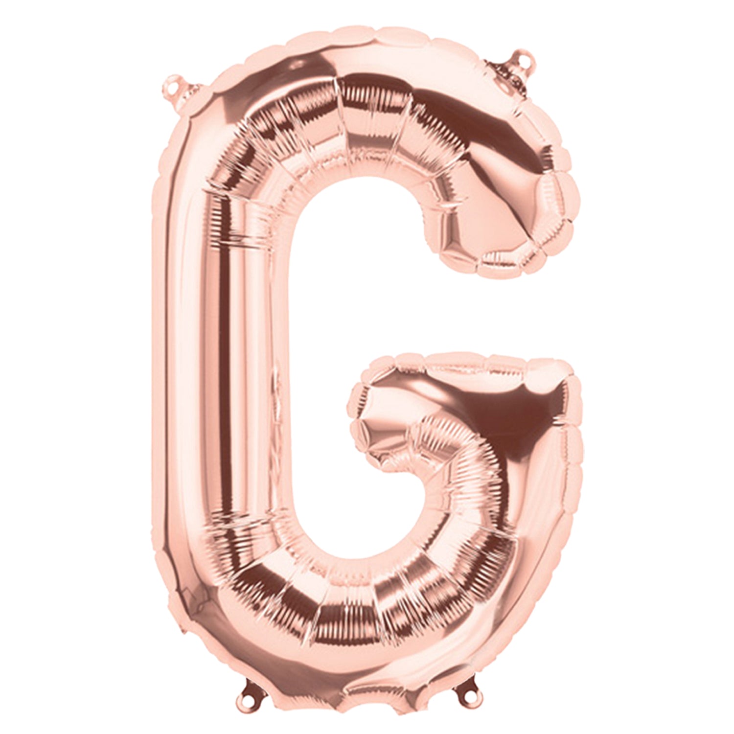 FUNXGO Folienballon Buchstabe in Rosegold - 17 Zoll