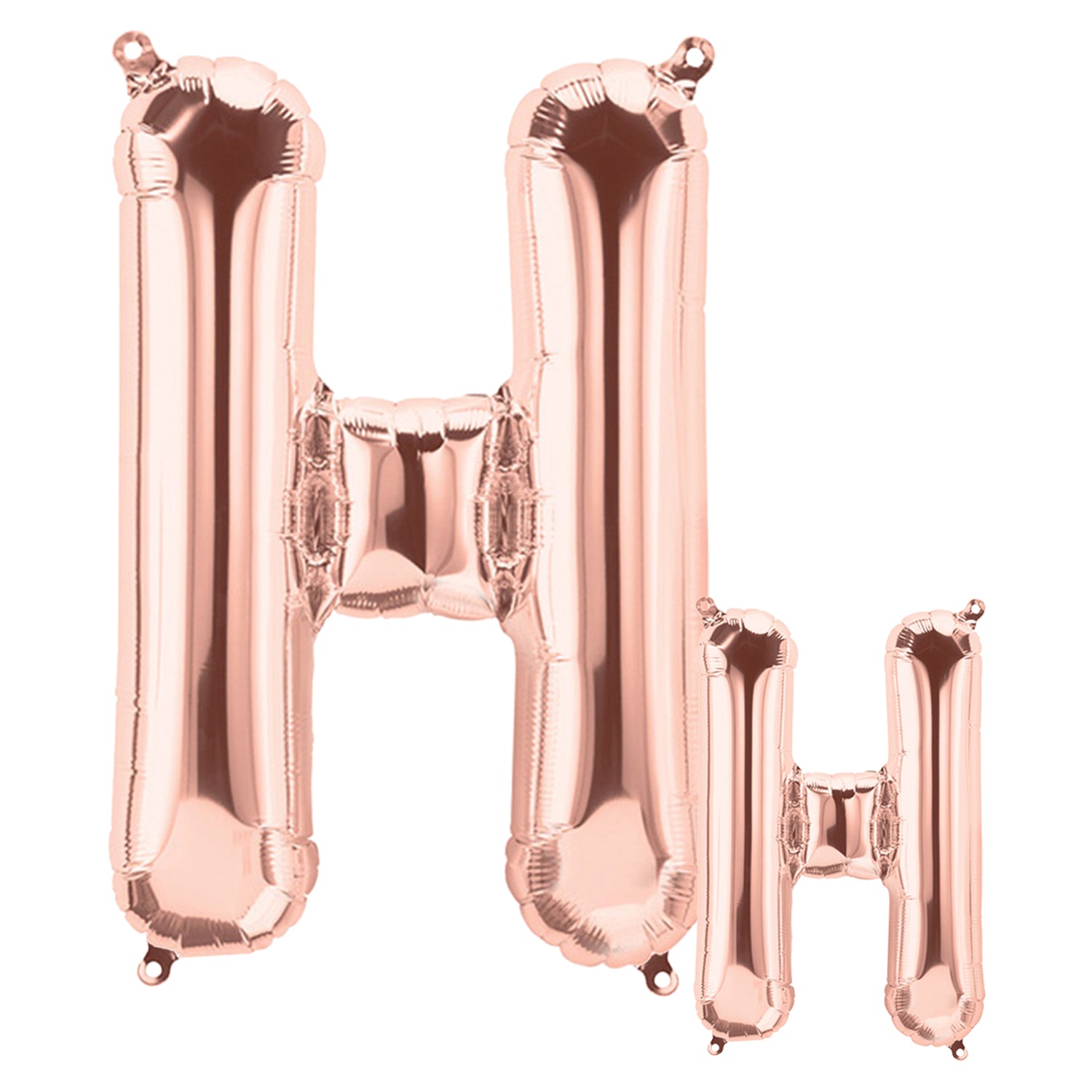 FUNXGO Folienballon Buchstaben in Rosagold Set - 17 Zoll und 42 Zoll