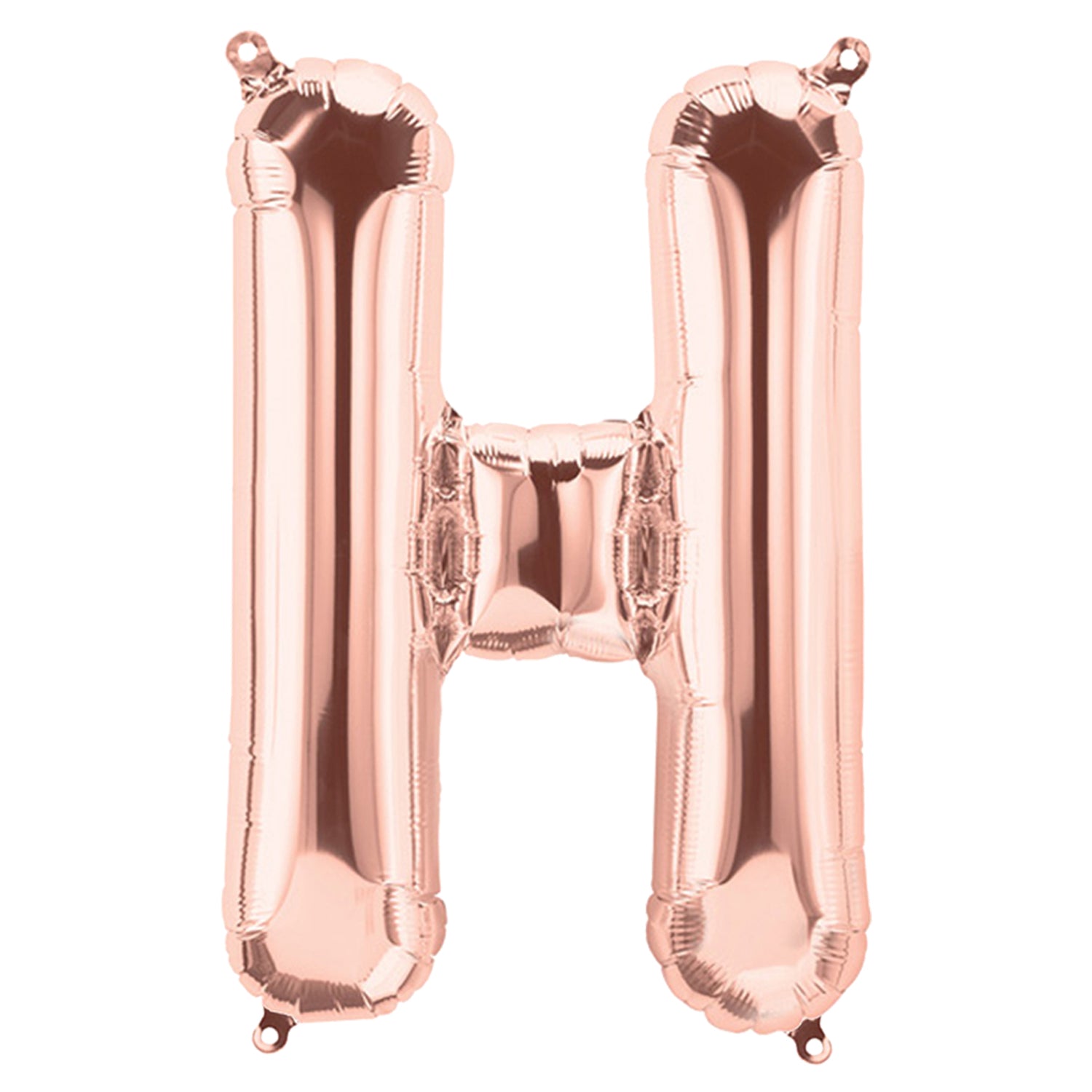 FUNXGO Folienballon Buchstabe in Rosegold - 17 Zoll