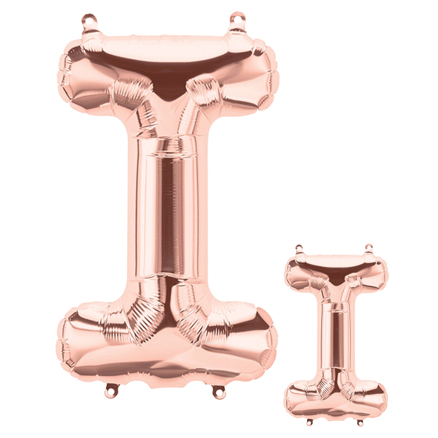 FUNXGO Folienballon Buchstaben in Rosagold Set - 17 Zoll und 42 Zoll