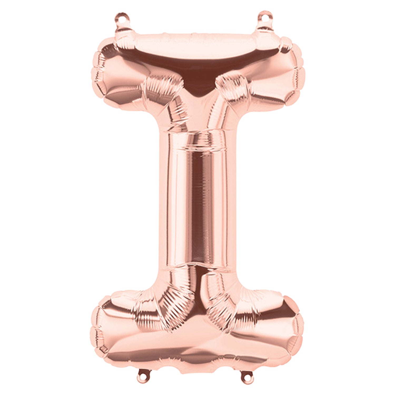 FUNXGO Folienballon Buchstabe in Rosegold - 17 Zoll