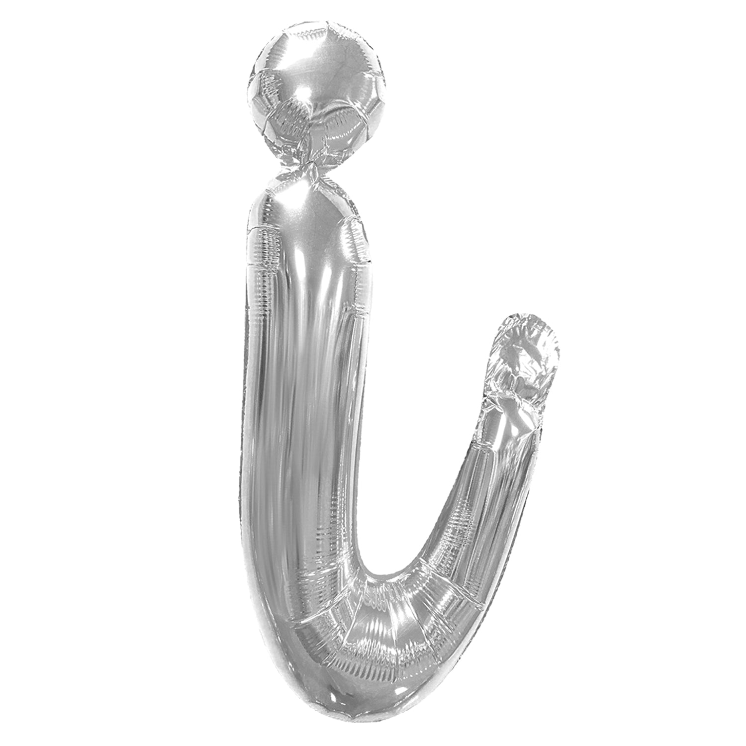 FUNXGO Folienballon Buchstabe in Silber - 17 Zoll