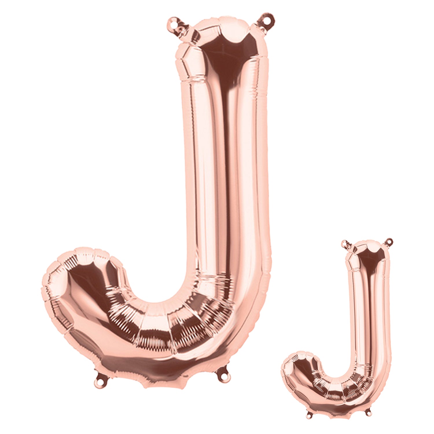 FUNXGO Folienballon Buchstaben in Rosagold Set - 17 Zoll und 42 Zoll
