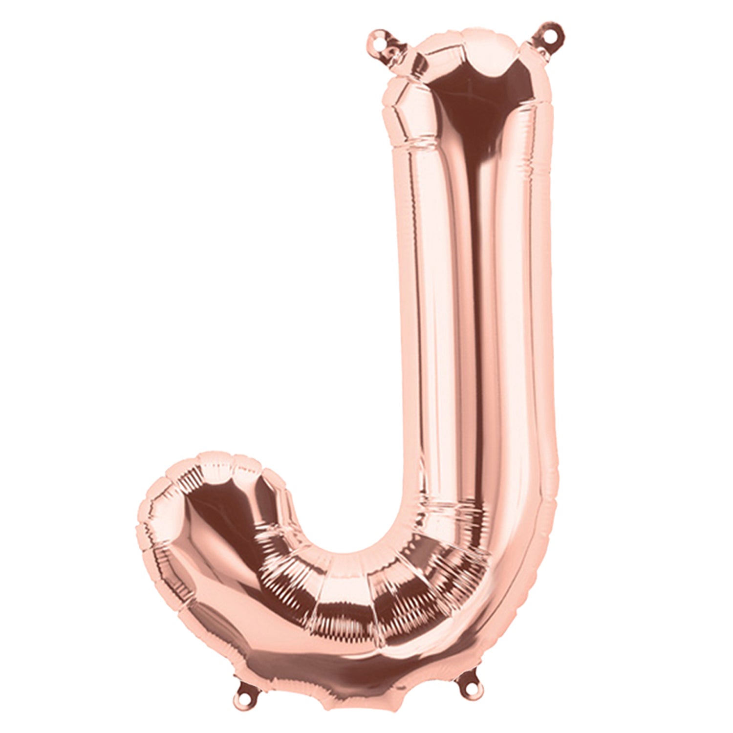 FUNXGO Folienballon Buchstabe in Rosegold - 17 Zoll