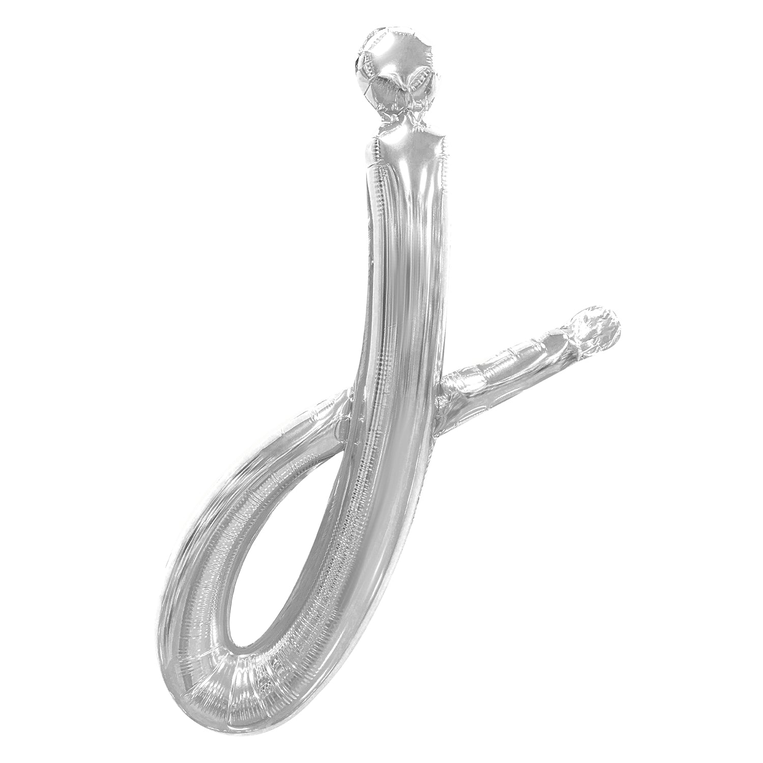 FUNXGO Folienballon Buchstabe in Silber - 17 Zoll