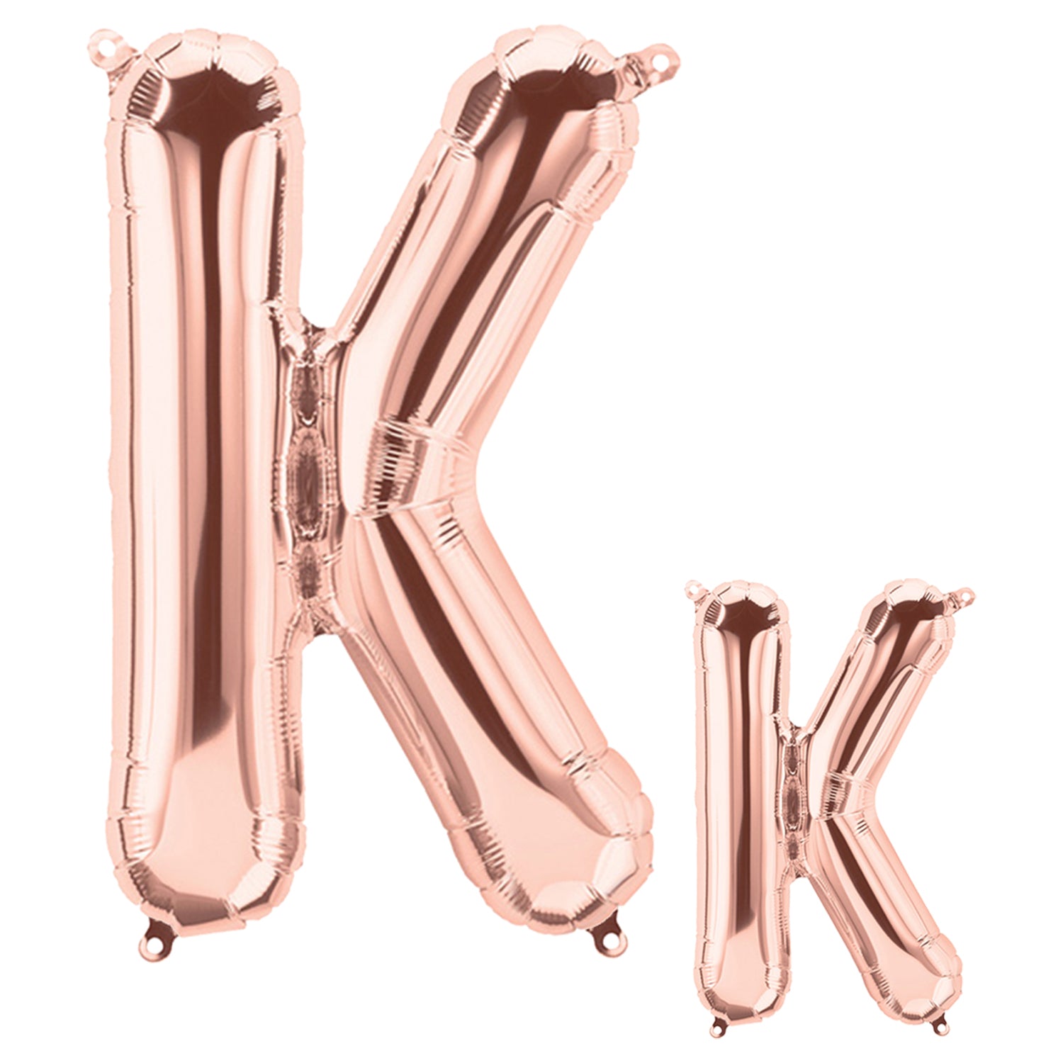 FUNXGO Folienballon Buchstaben in Rosagold Set - 17 Zoll und 42 Zoll