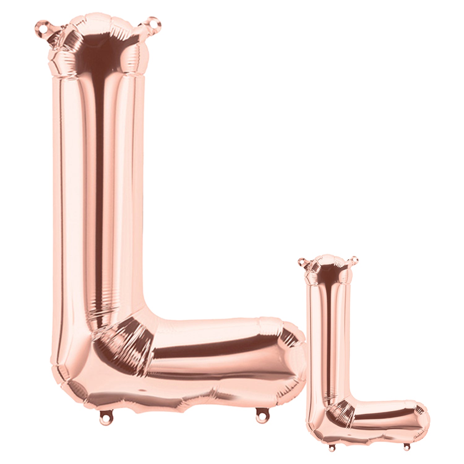 FUNXGO Folienballon Buchstaben in Rosagold Set - 17 Zoll und 42 Zoll