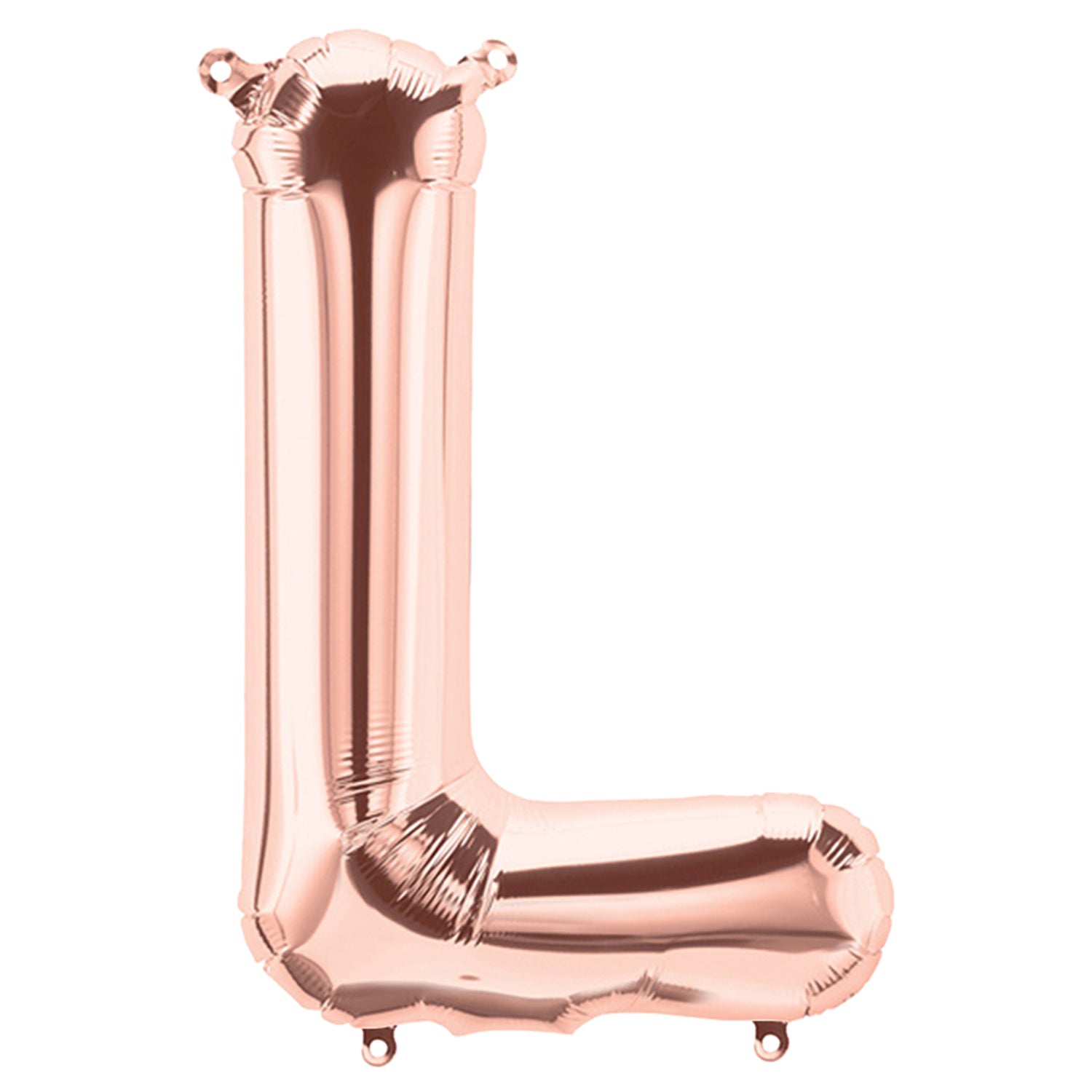 FUNXGO Folienballon Buchstabe in Rosegold - 17 Zoll
