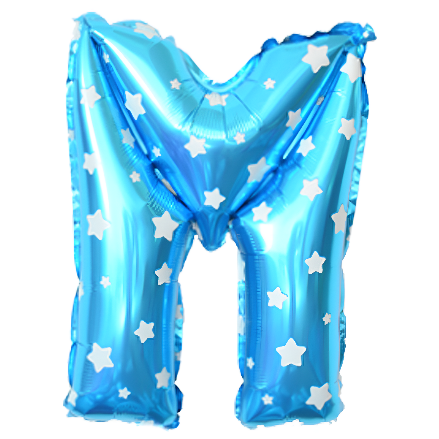 FUNXGO Folienballon Buchstabe in Blau - 17 Zoll