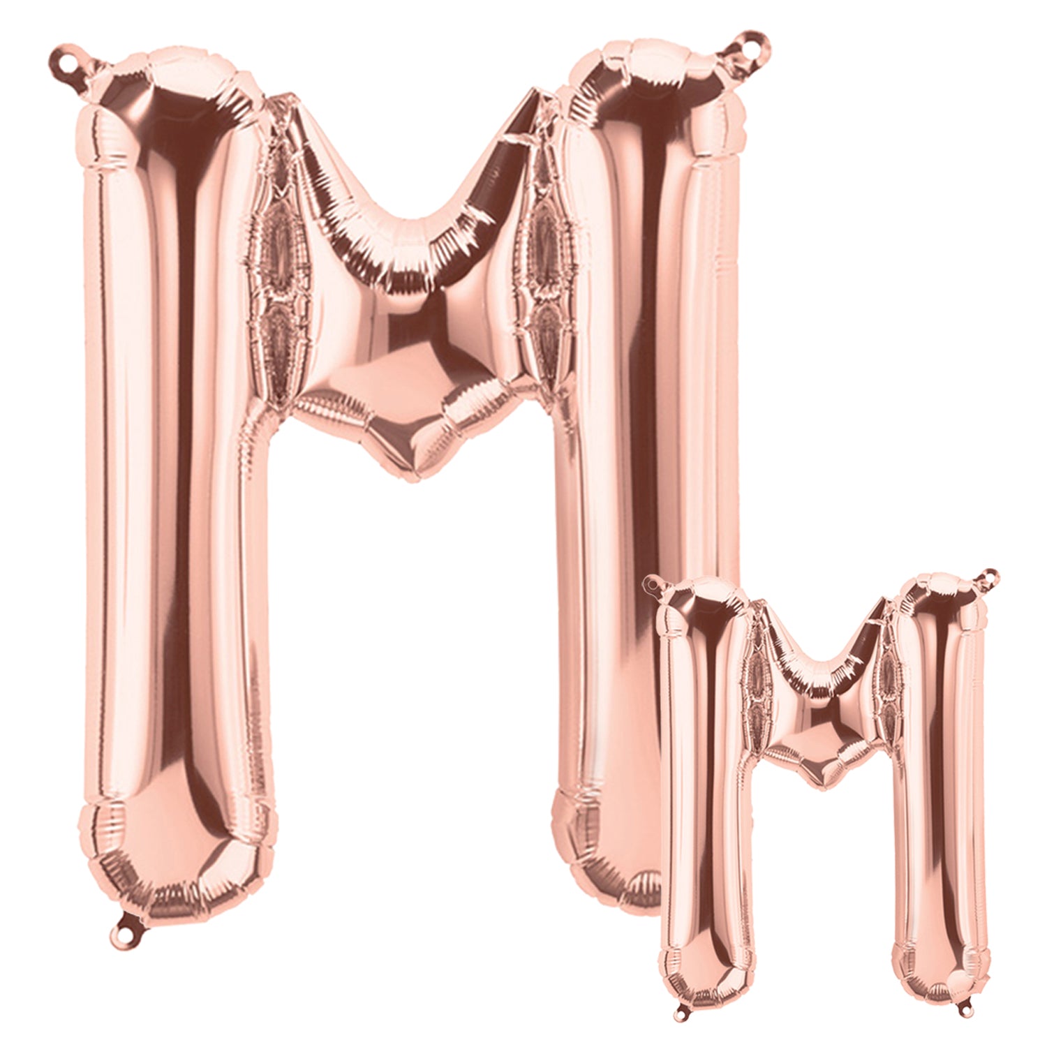 FUNXGO Folienballon Buchstaben in Rosagold Set - 17 Zoll und 42 Zoll